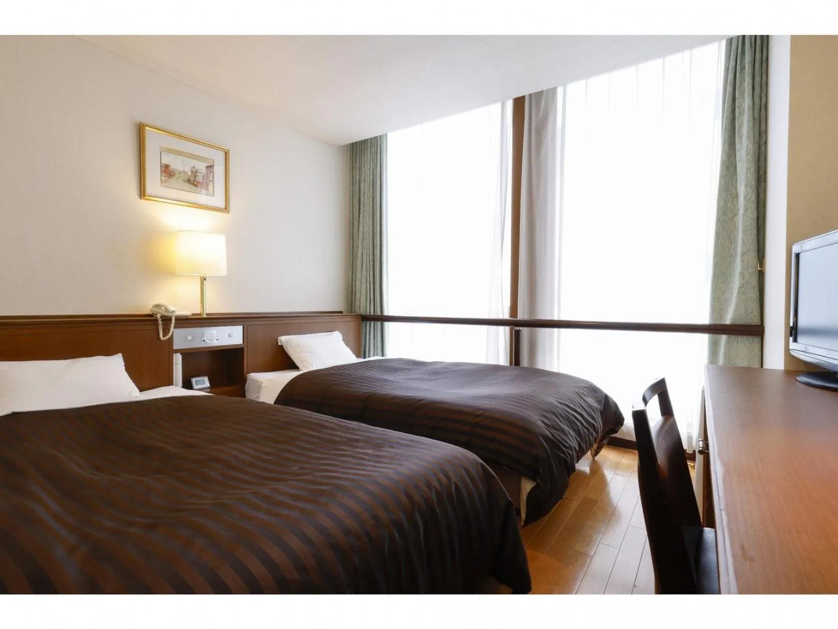 Bed in Hotel Osaka Castle