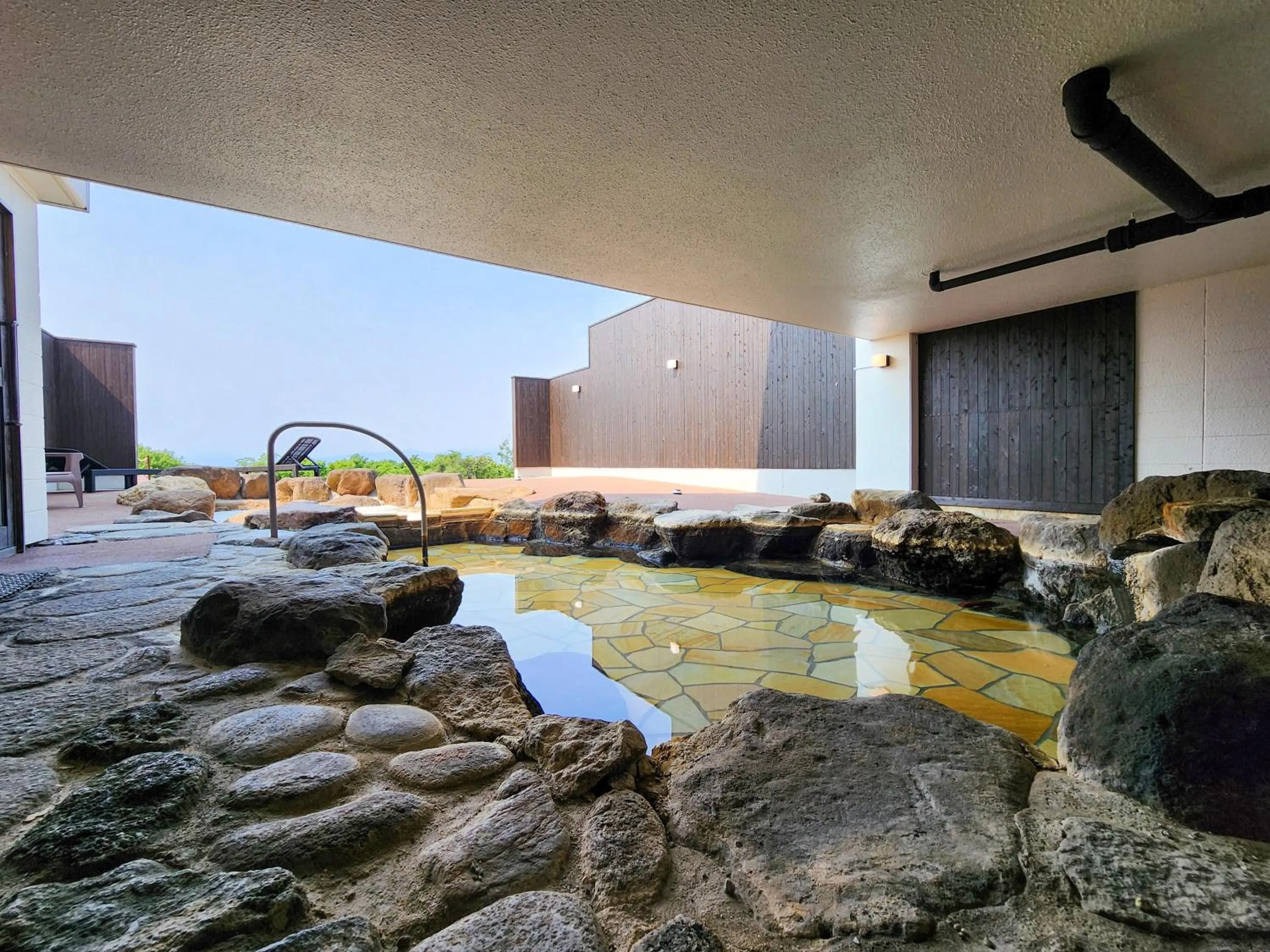 Hot Spring Bath in Iwanai Kogen Hotel