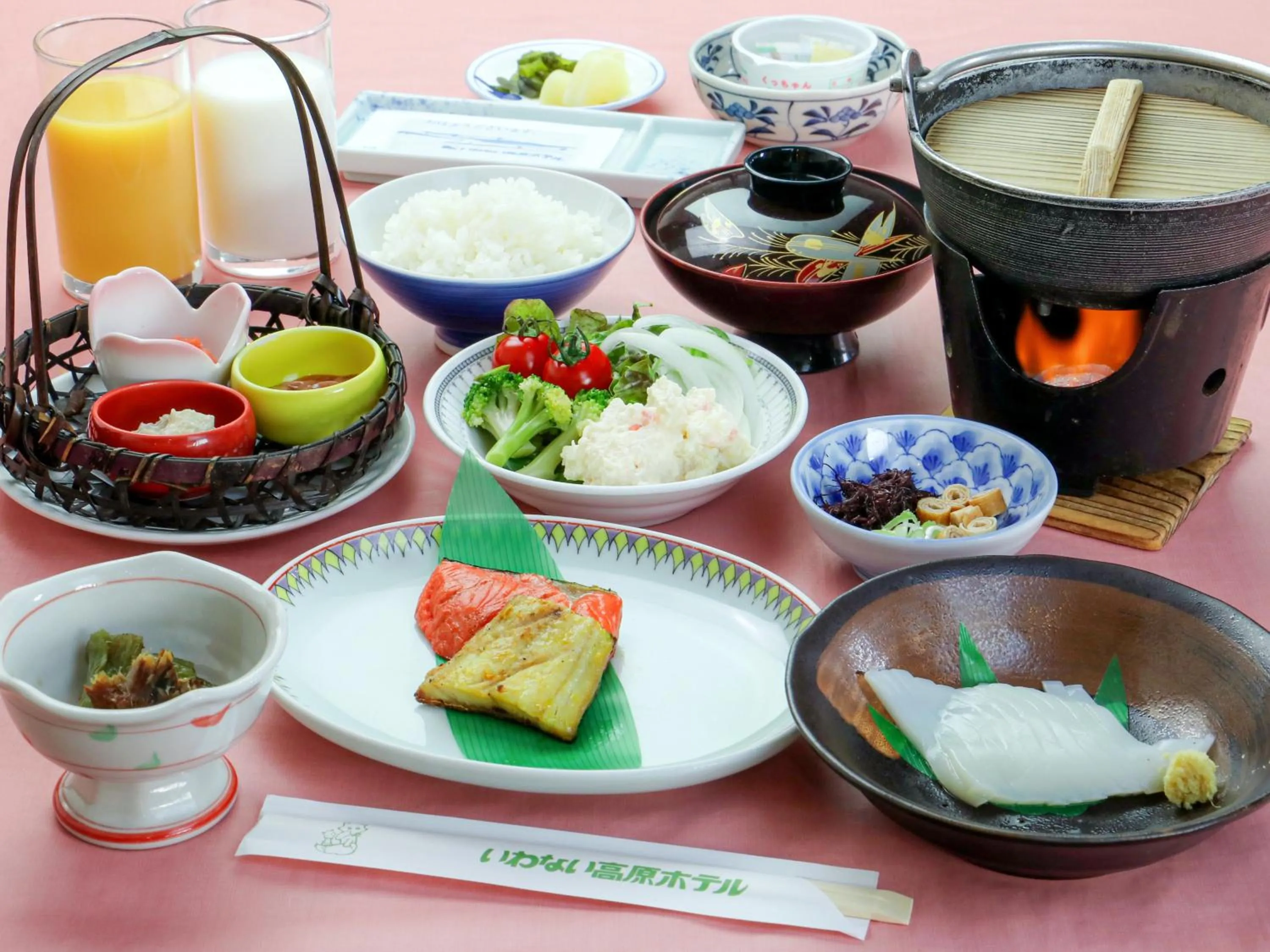 Breakfast in Iwanai Kogen Hotel