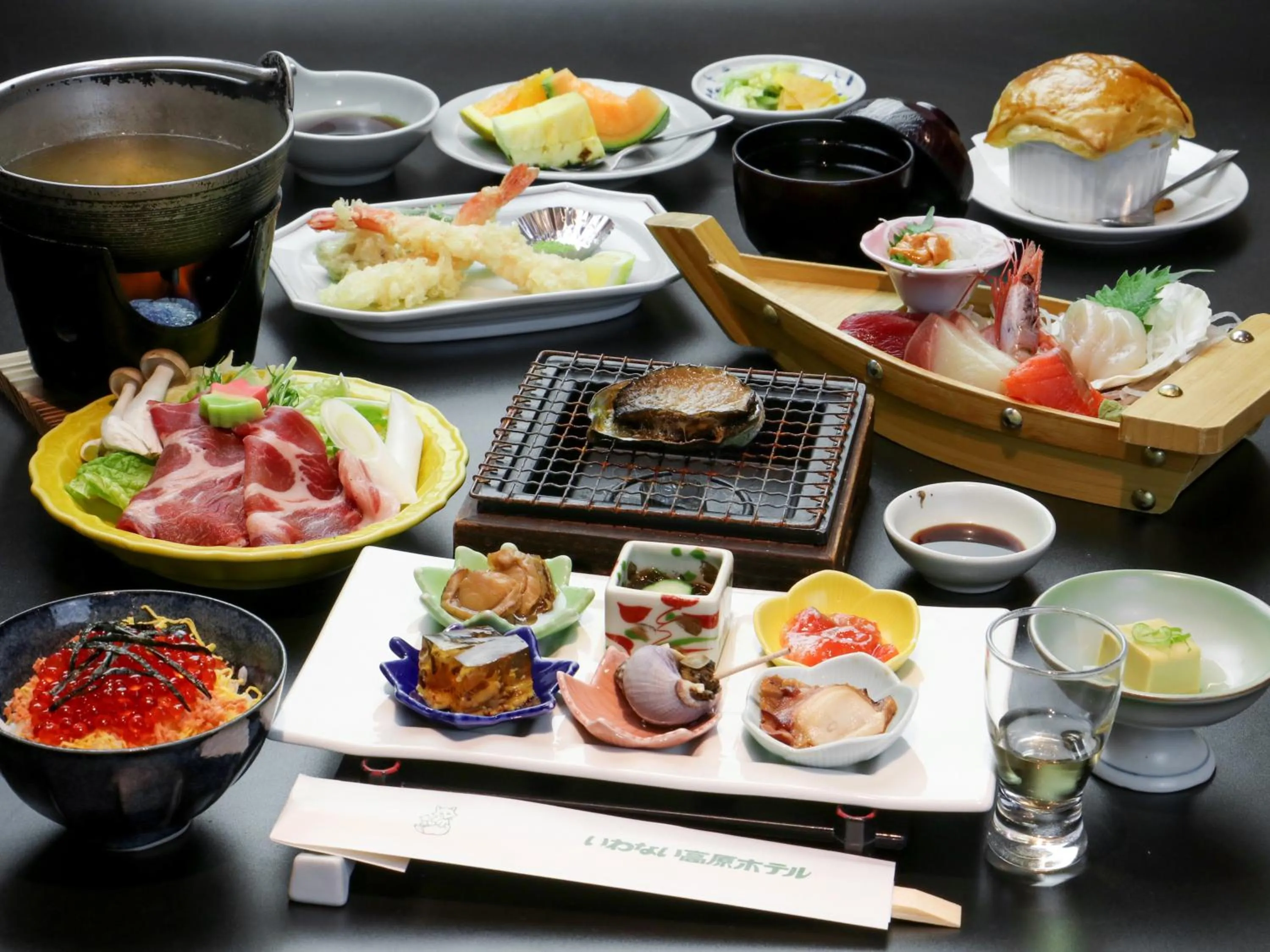 Food close-up in Iwanai Kogen Hotel