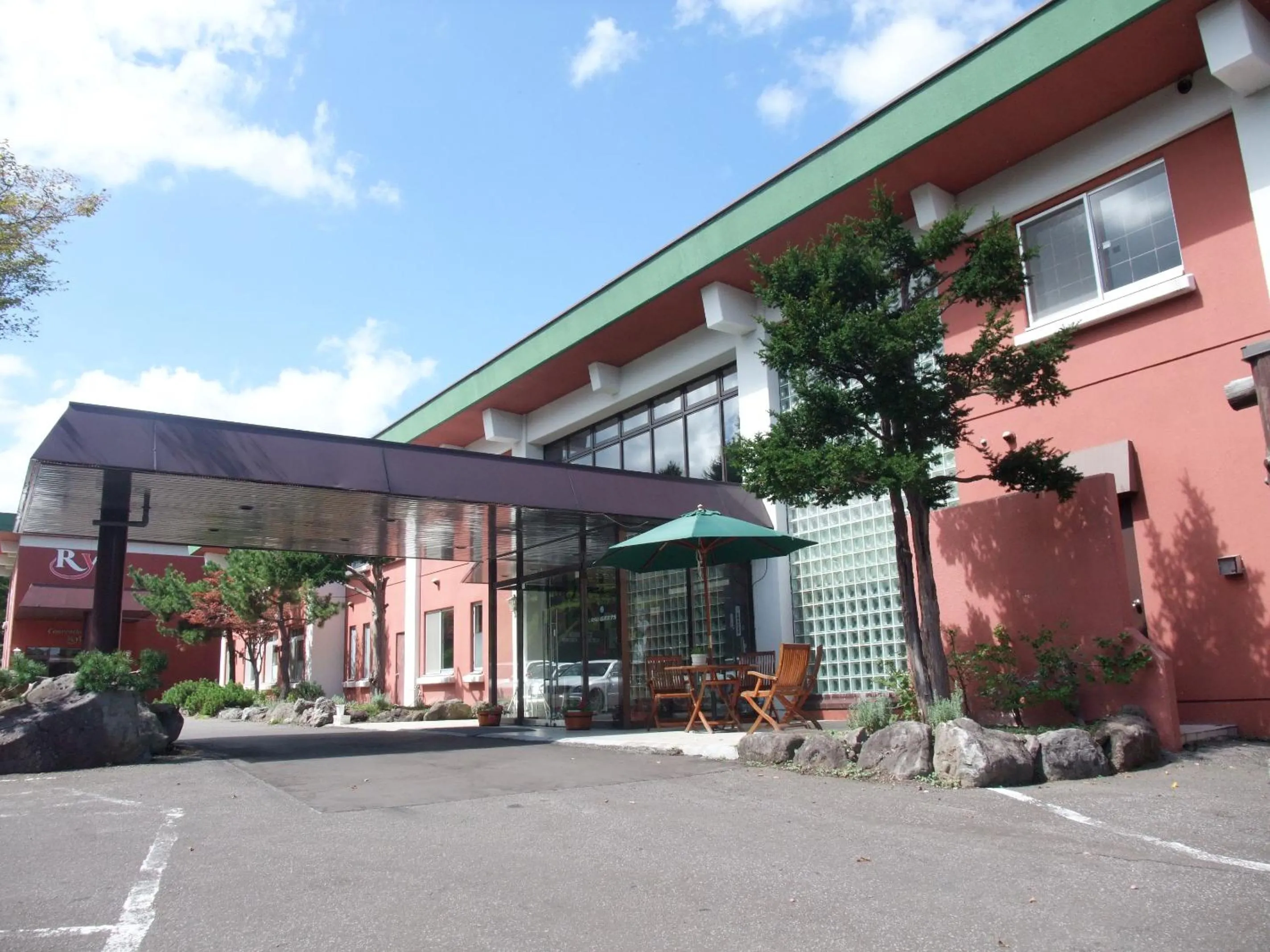 Facade/entrance in Iwanai Kogen Hotel