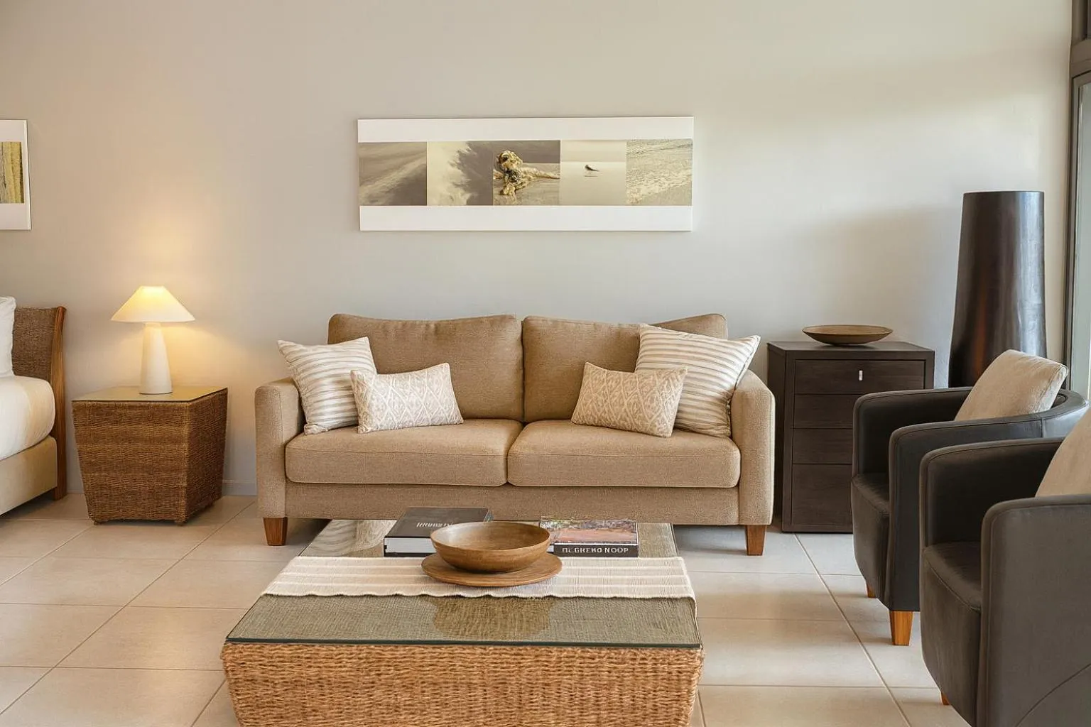 Seating area in Club Tropical Resort - Official Onsite Reception & Check In