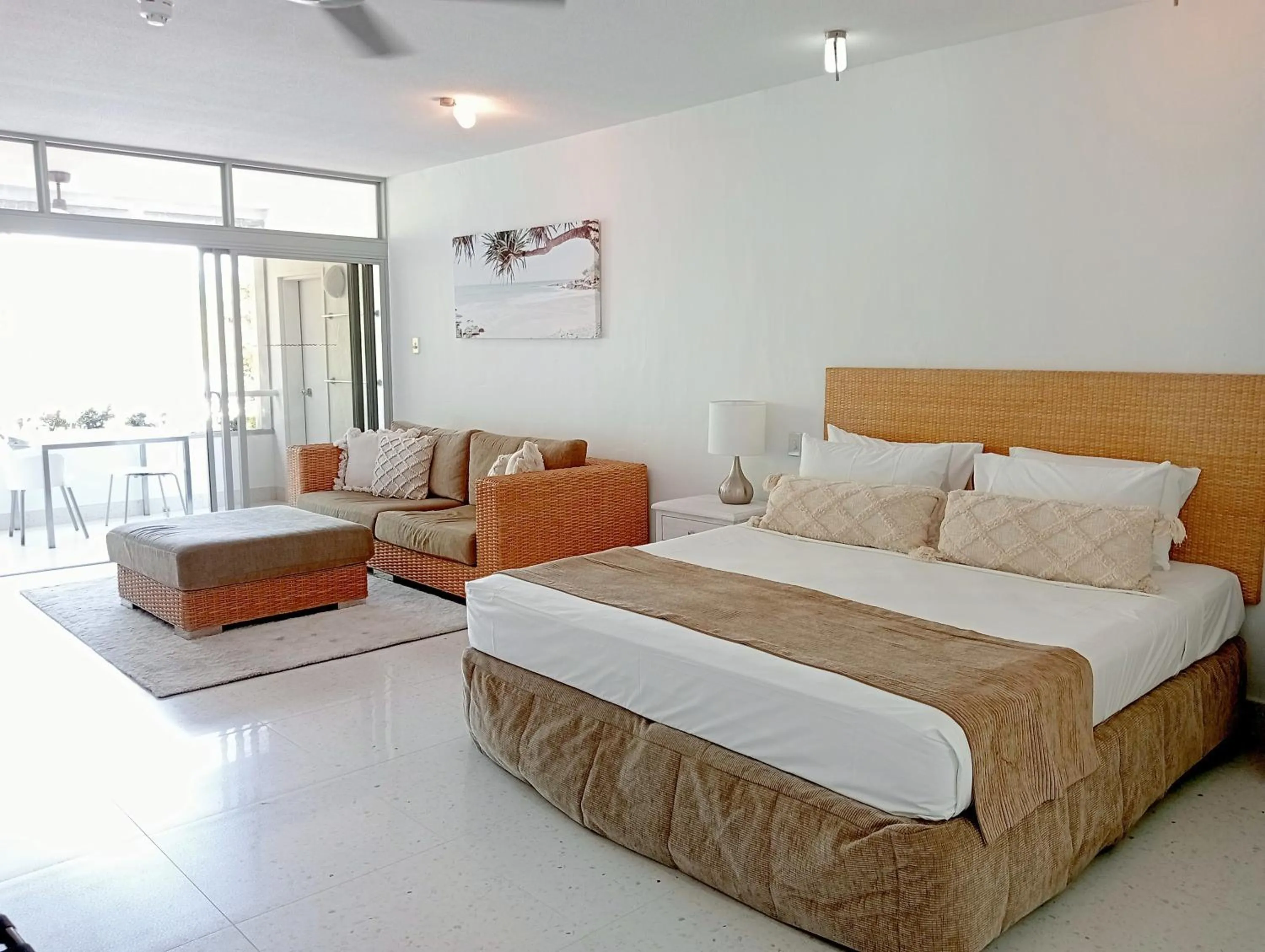 Living room, Bed in Club Tropical Resort - Official Onsite Reception & Check In