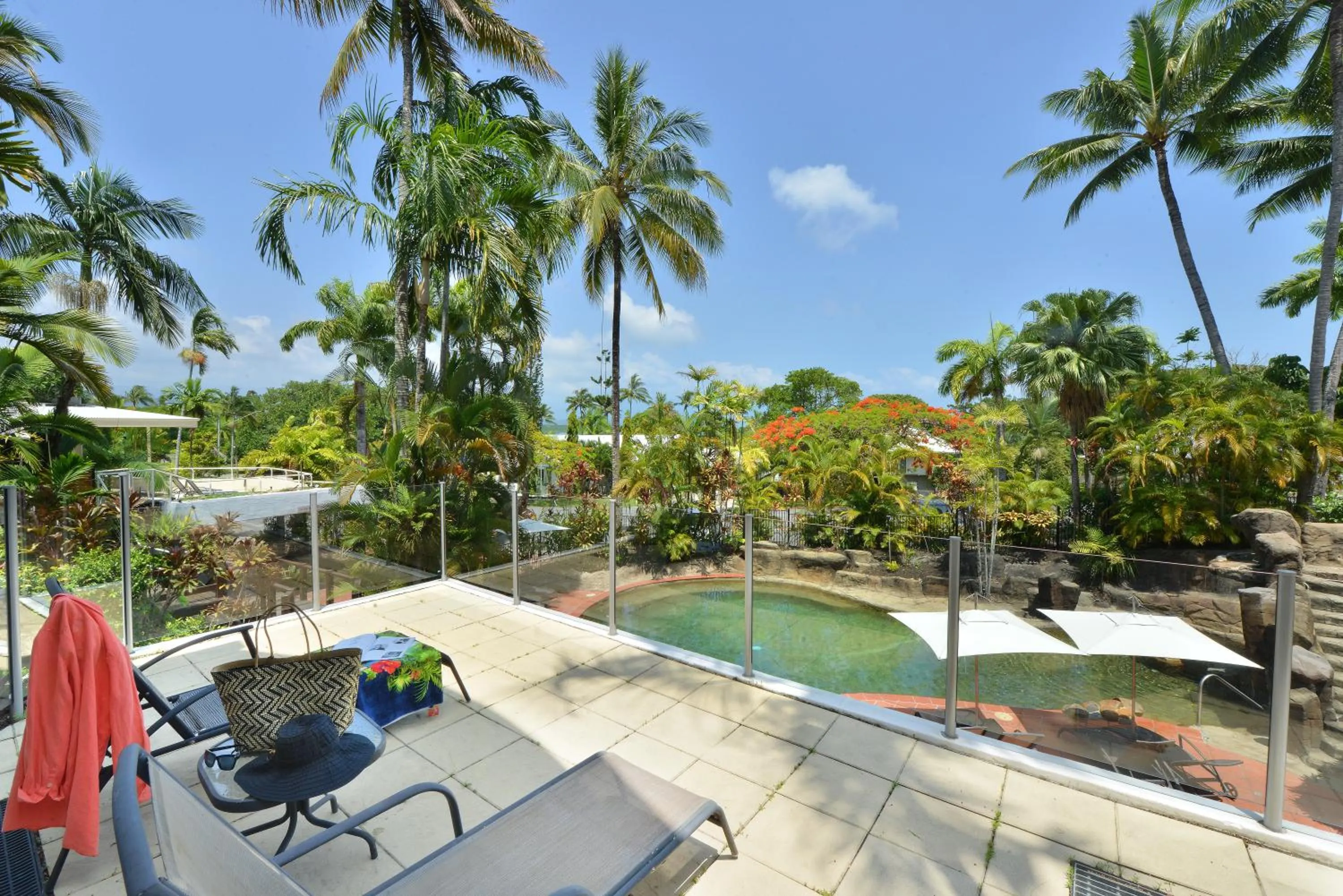 Pool view in Club Tropical Resort - Official Onsite Reception & Check In