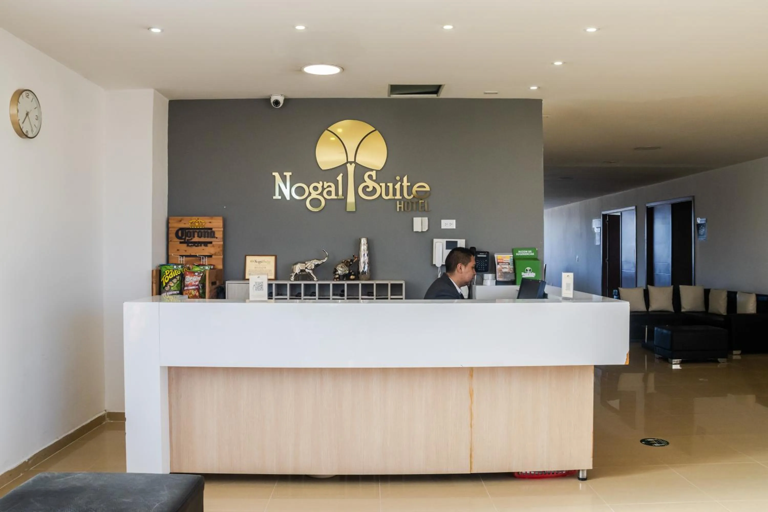 Lobby or reception in Nogal Suite Hotel Ipiales