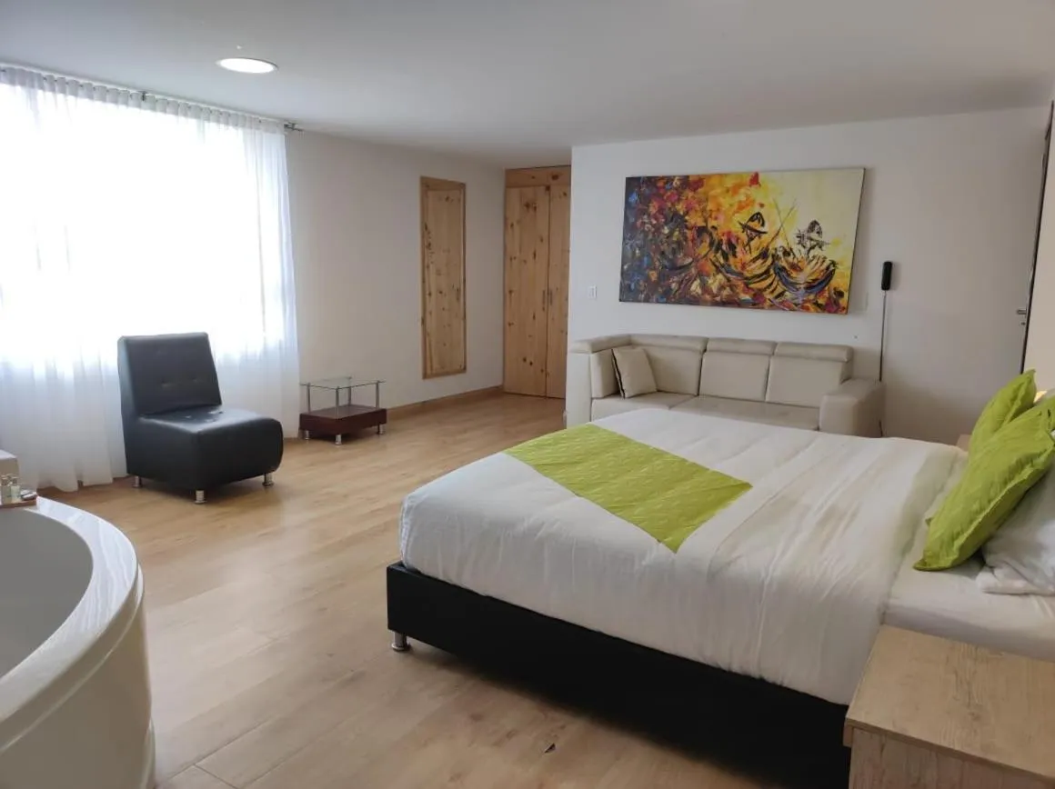 Bed in Nogal Suite Hotel Ipiales