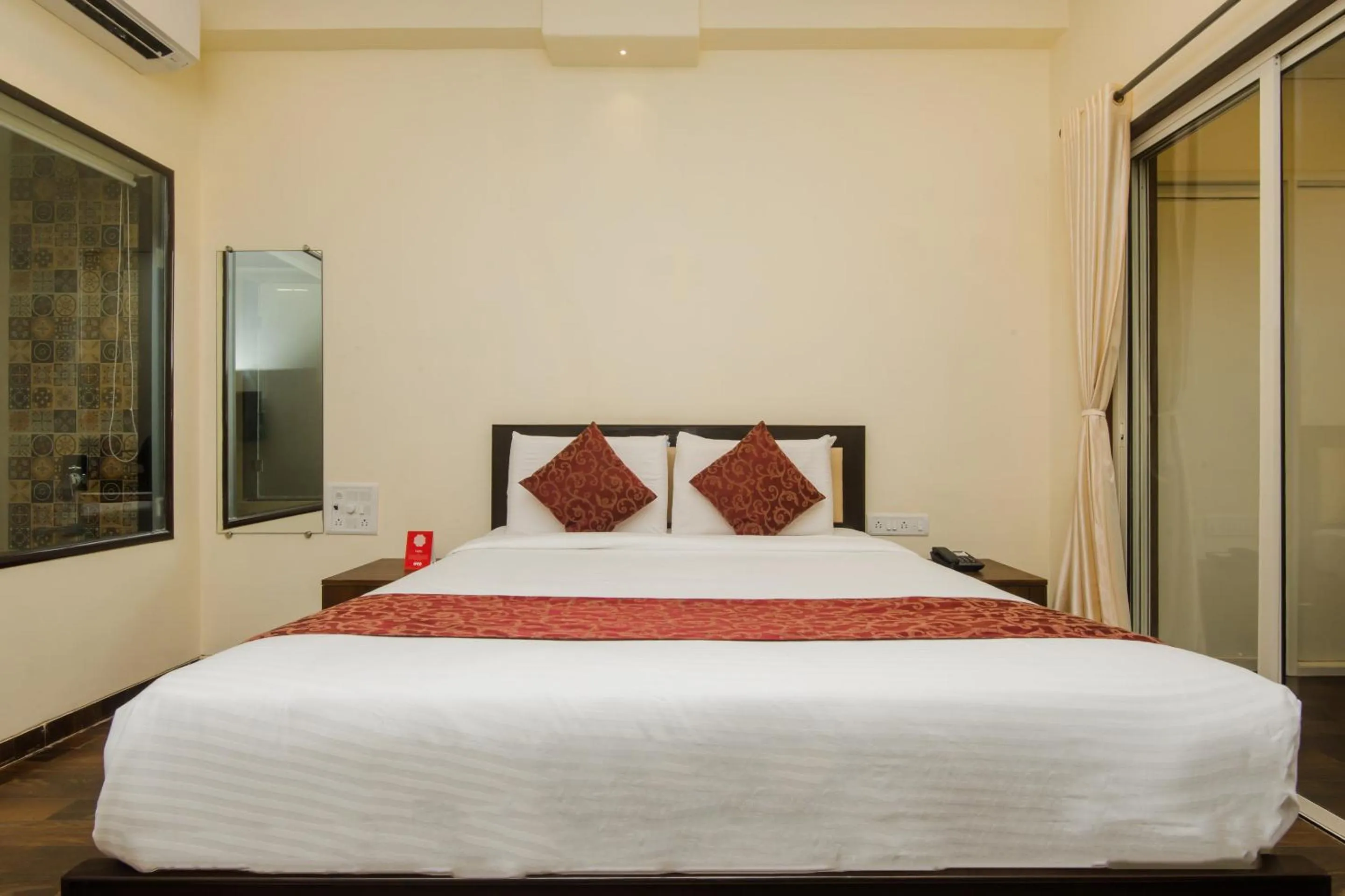 Bedroom, Bed in Hotel O Divine Residency Near Phoenix Marketcity