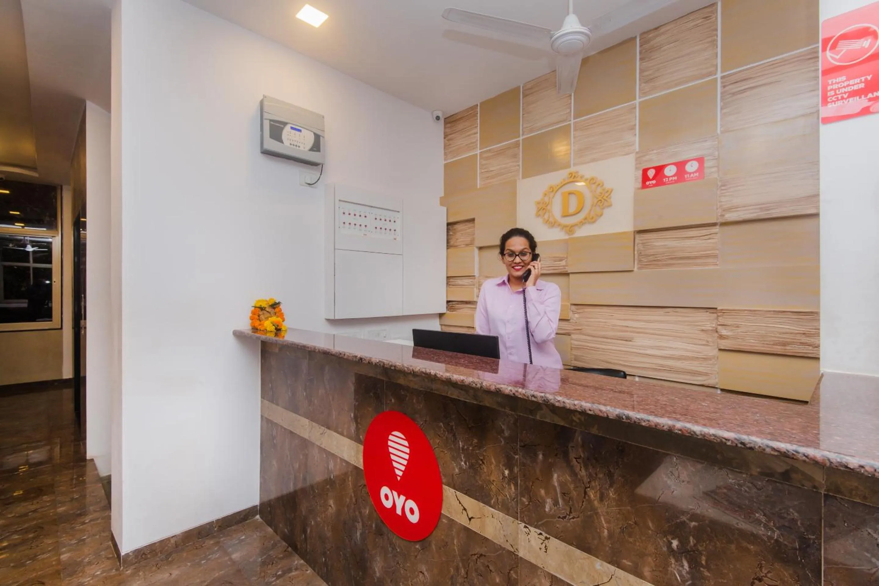 Lobby or reception in Hotel O Divine Residency Near Phoenix Marketcity