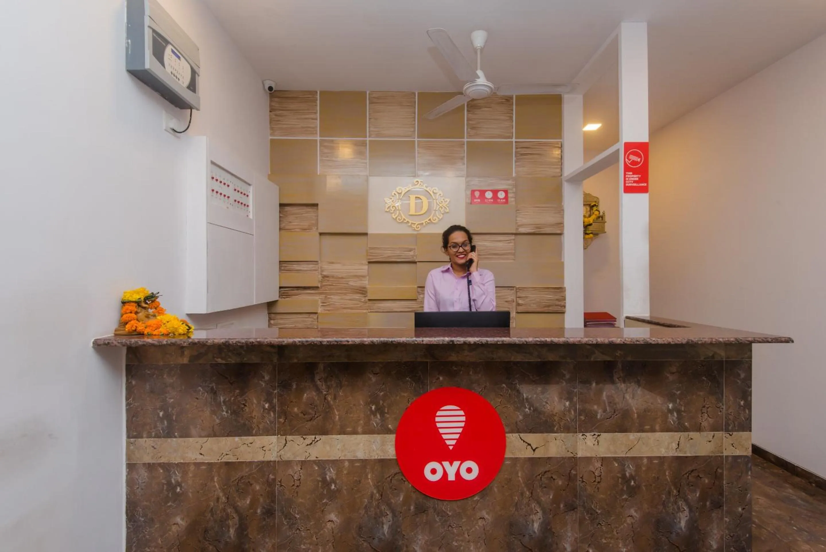 Lobby or reception in Hotel O Divine Residency Near Phoenix Marketcity