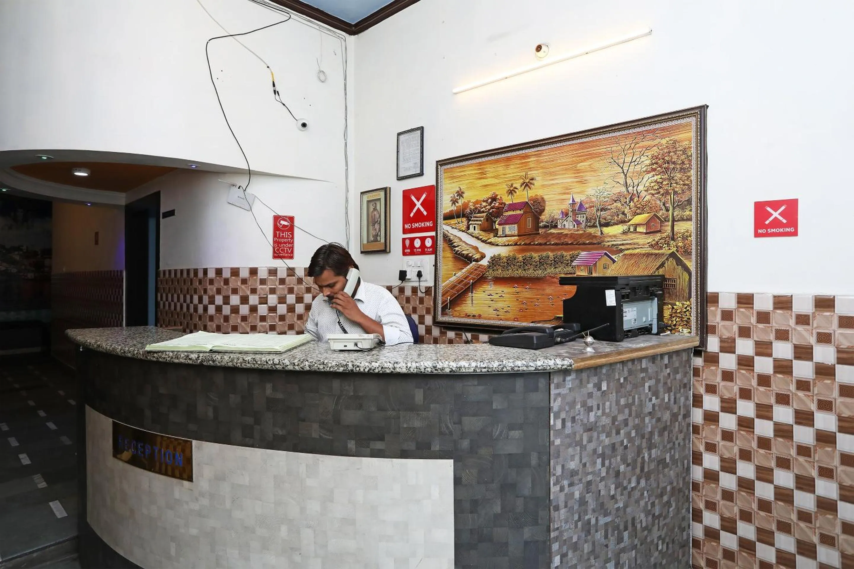 Lobby or reception in Hotel O Haveli Inn