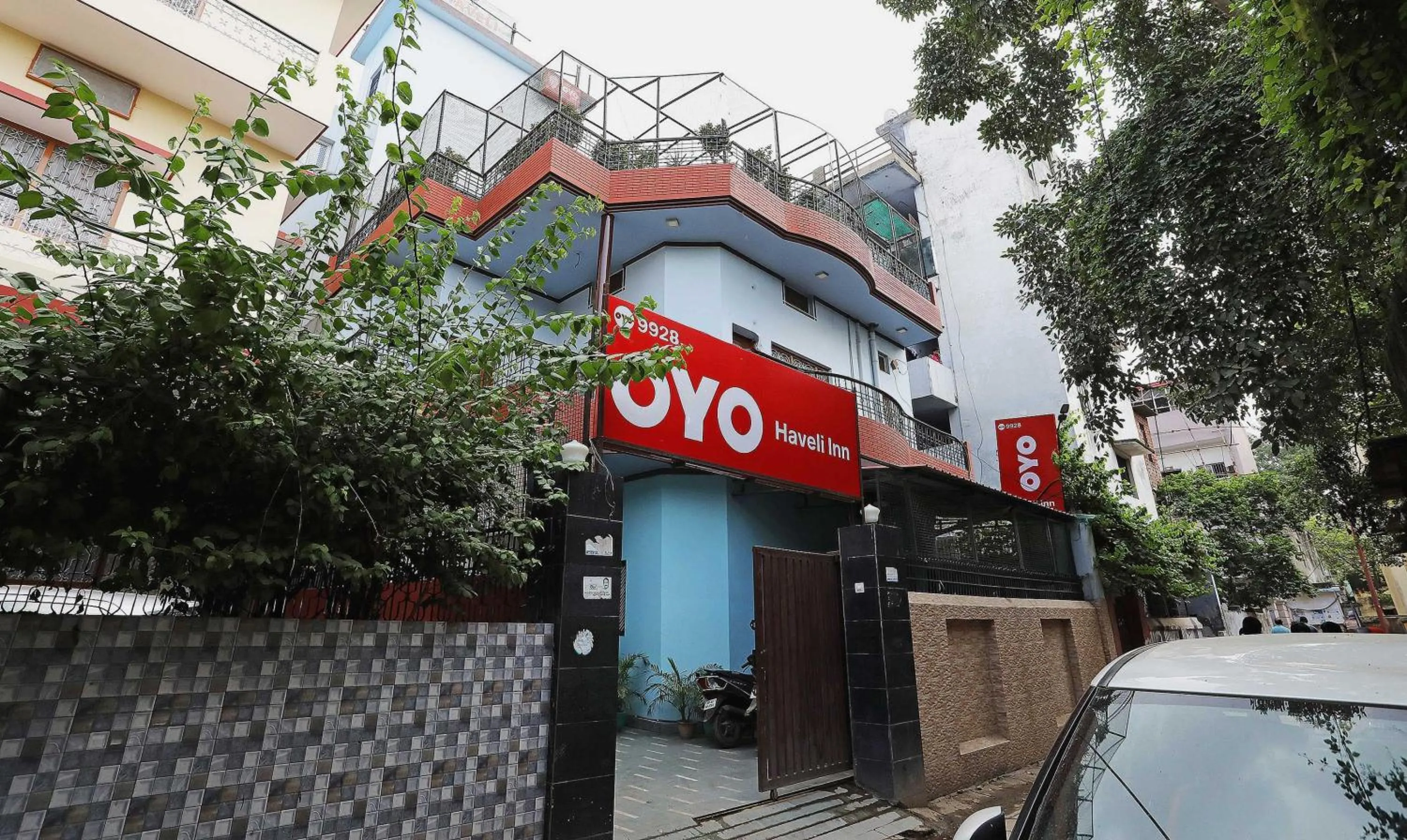 Facade/entrance in Hotel O Haveli Inn