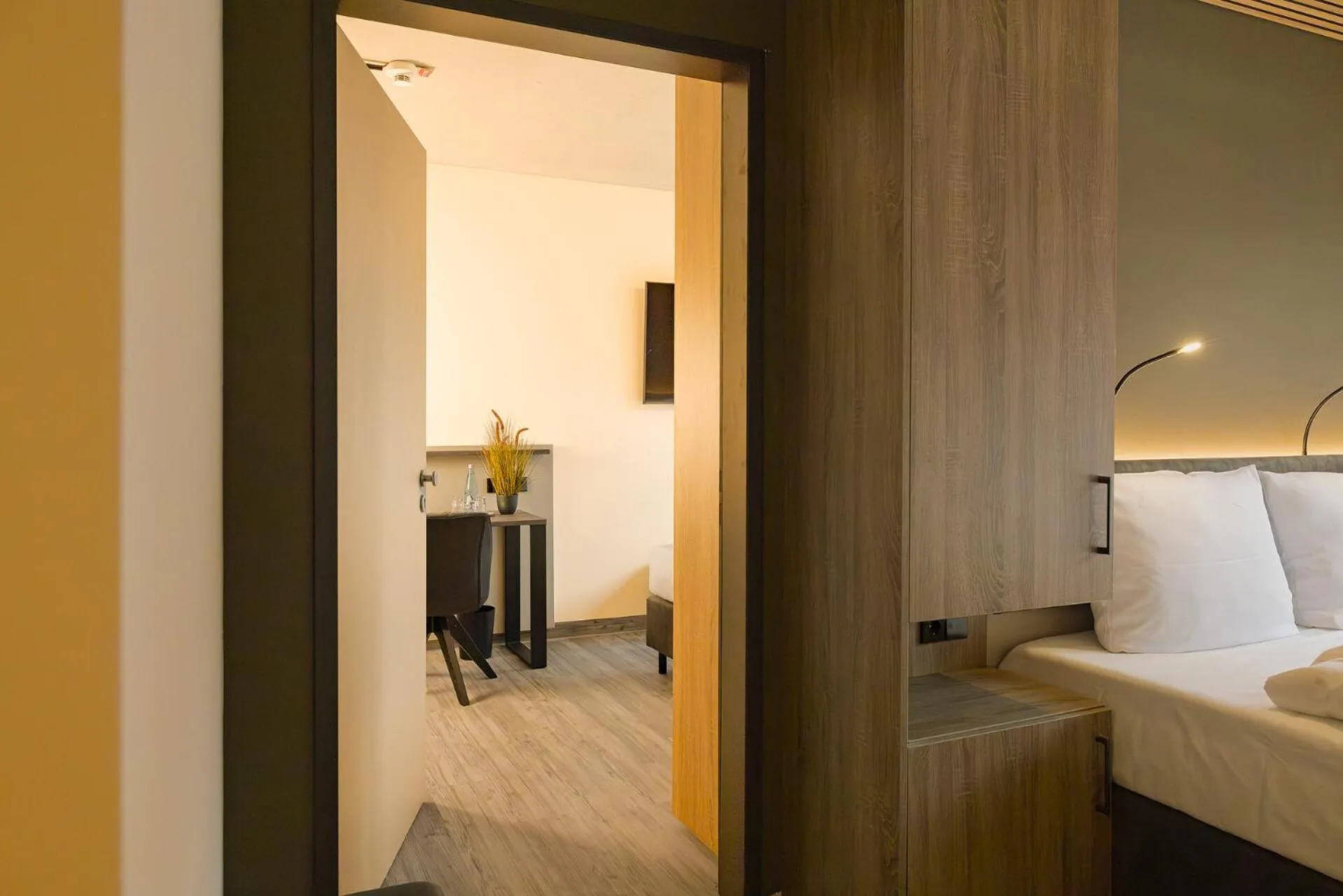 Bed in Hotel Schloss Lehen