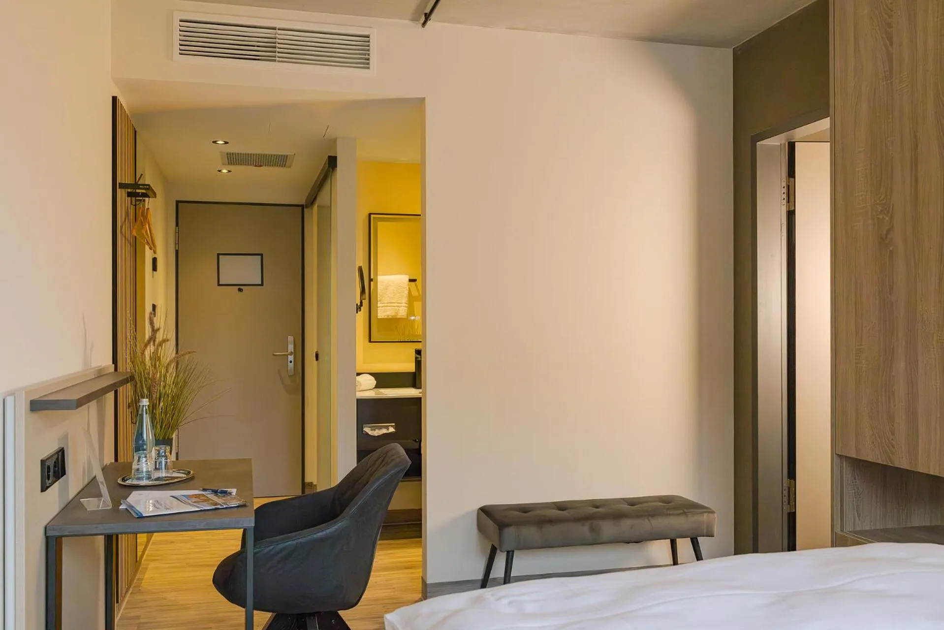 Bed in Hotel Schloss Lehen