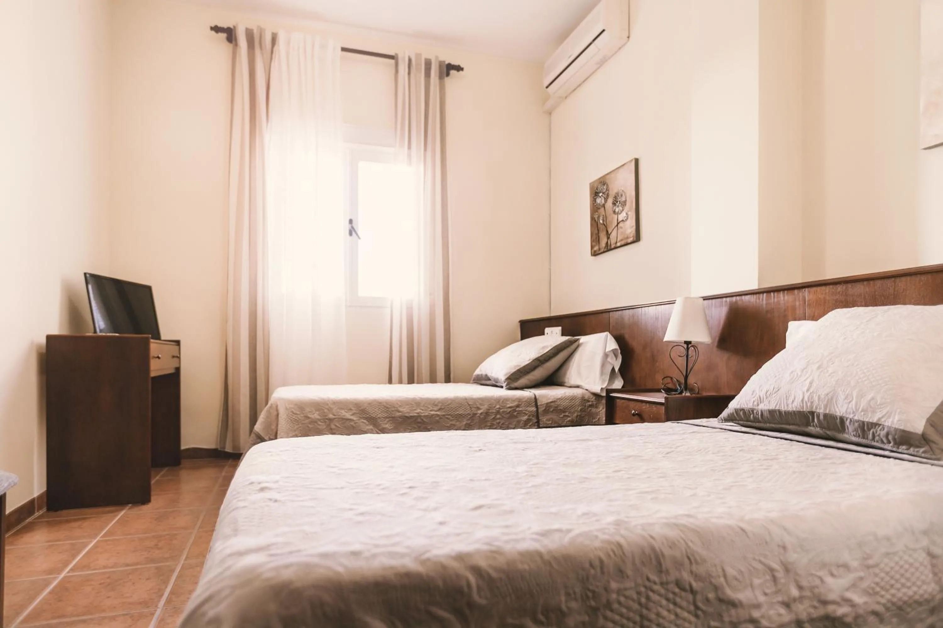 Bed in Hostal La Laguna