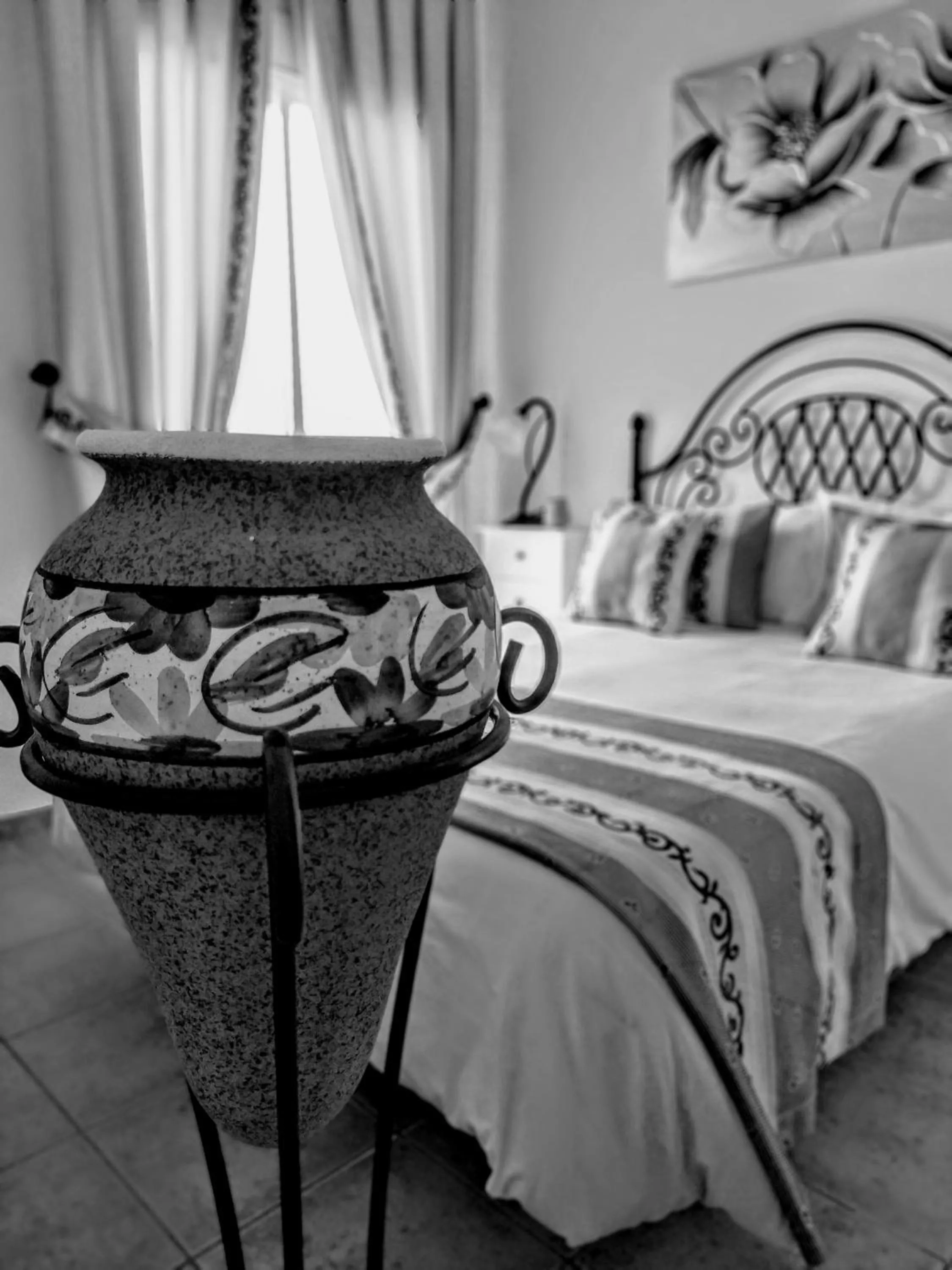 Bed in Hostal La Laguna