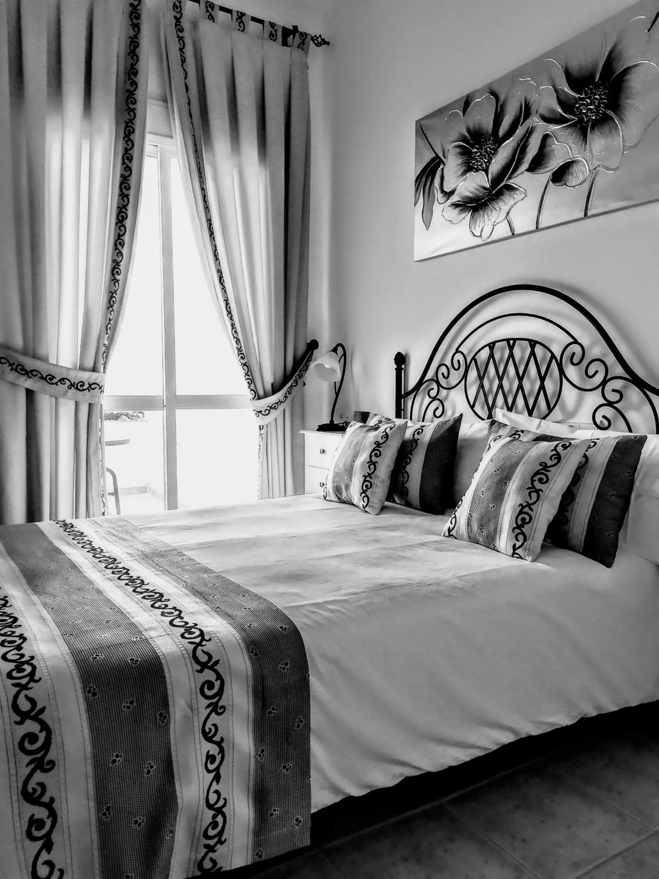 Bed in Hostal La Laguna