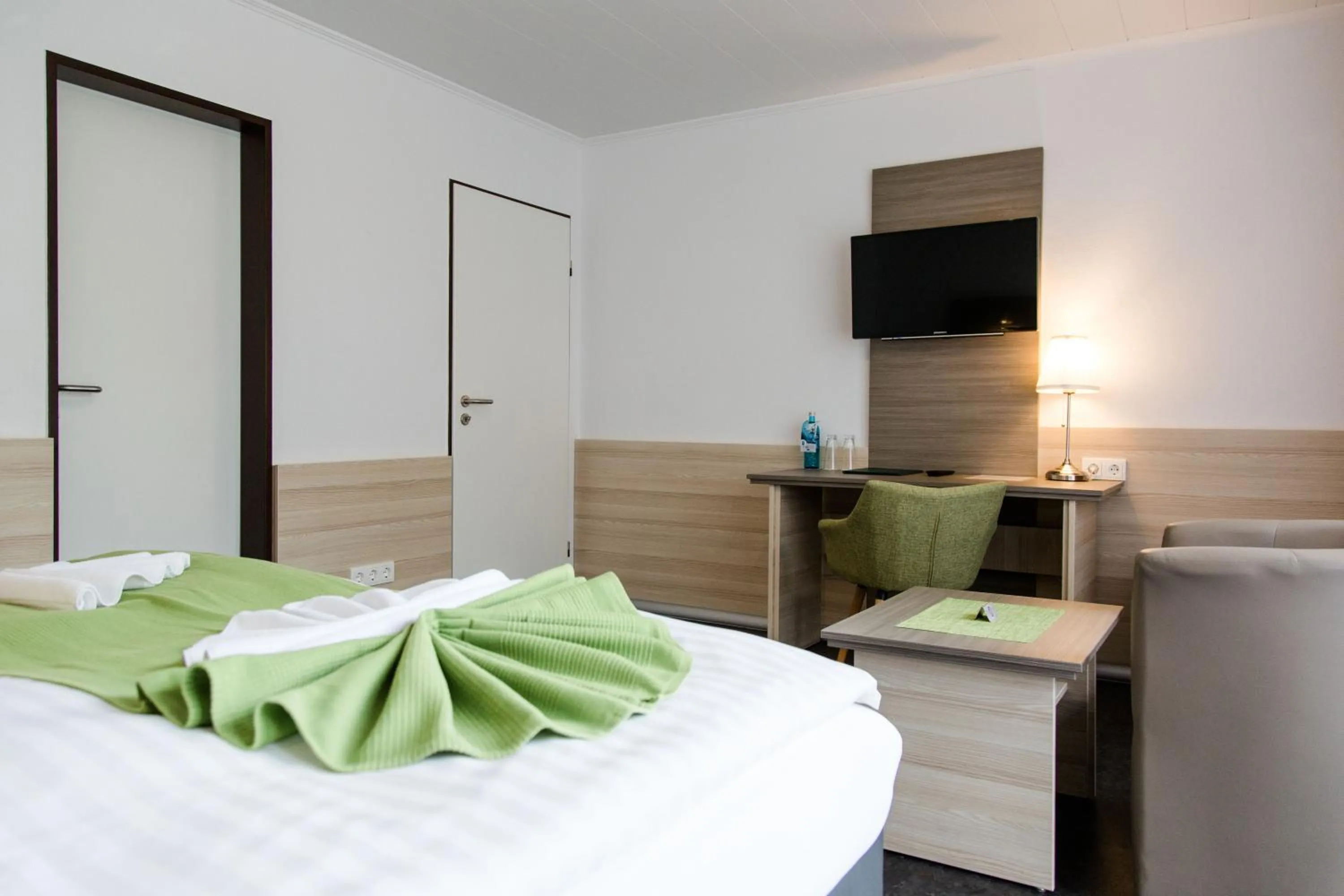 Bed in Friesen Hotel