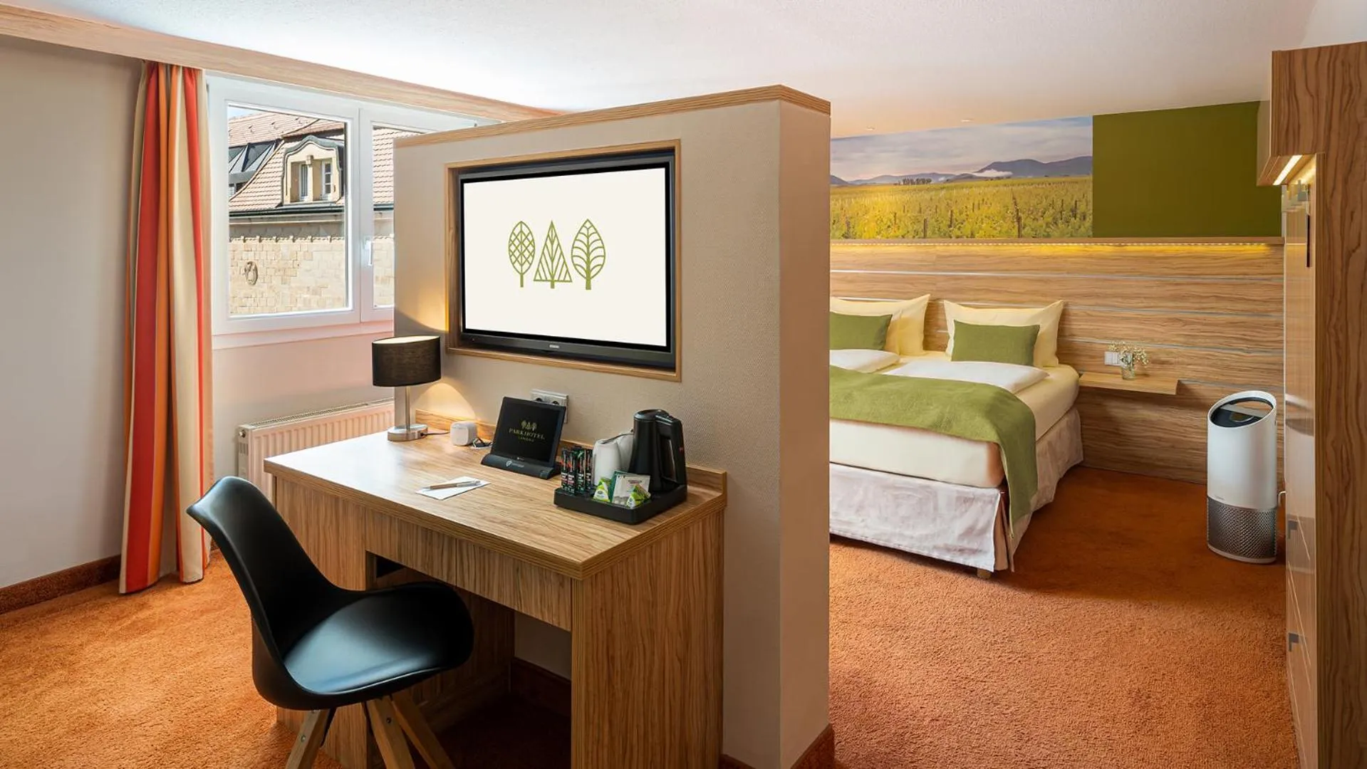 Photo of the whole room, Bed in Parkhotel Landau