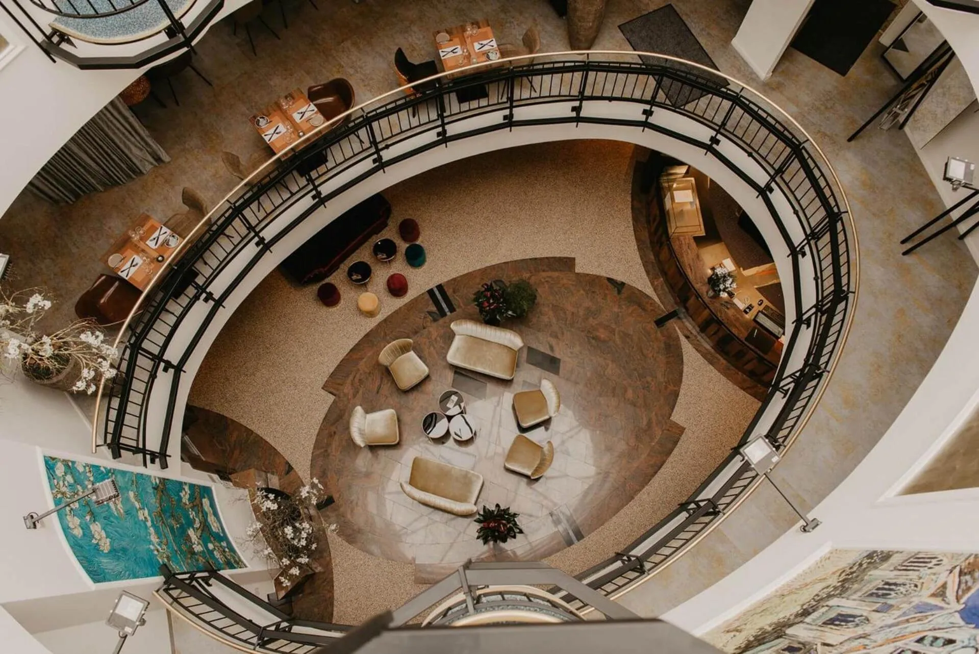 Lobby or reception in Parkhotel Landau