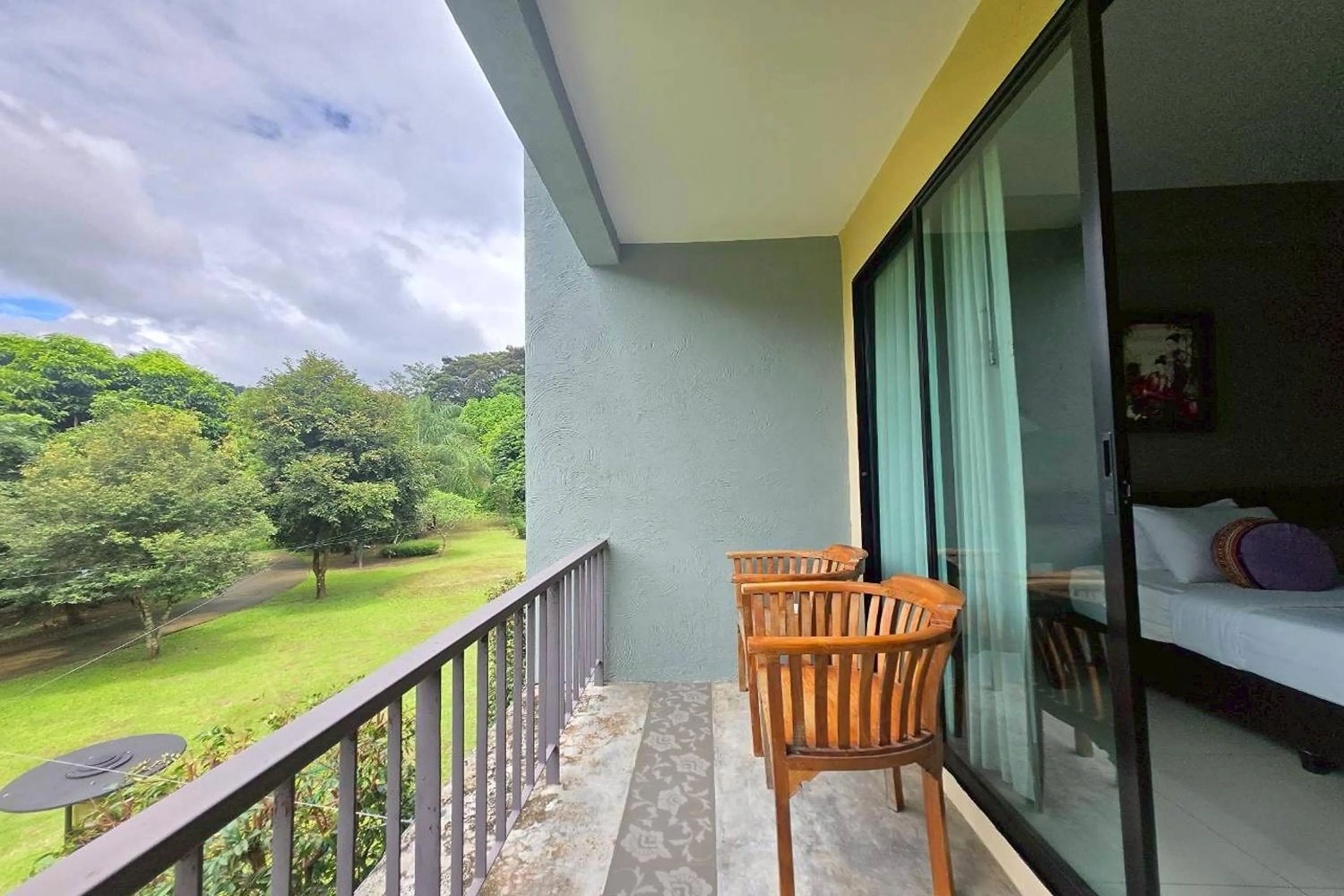 Balcony/Terrace in Poonyamantra Resort Chiang Rai