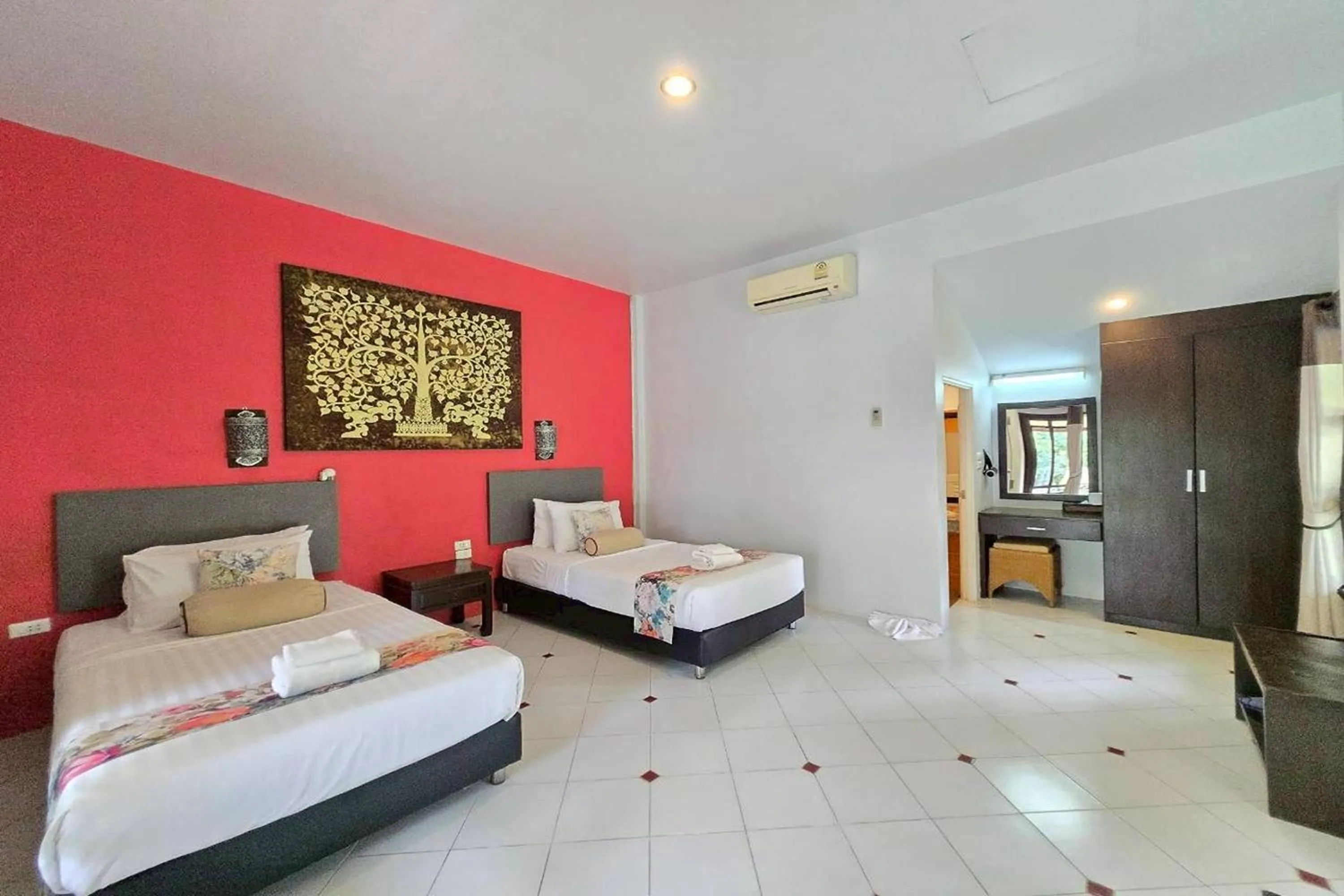 Bedroom, Bed in Poonyamantra Resort Chiang Rai