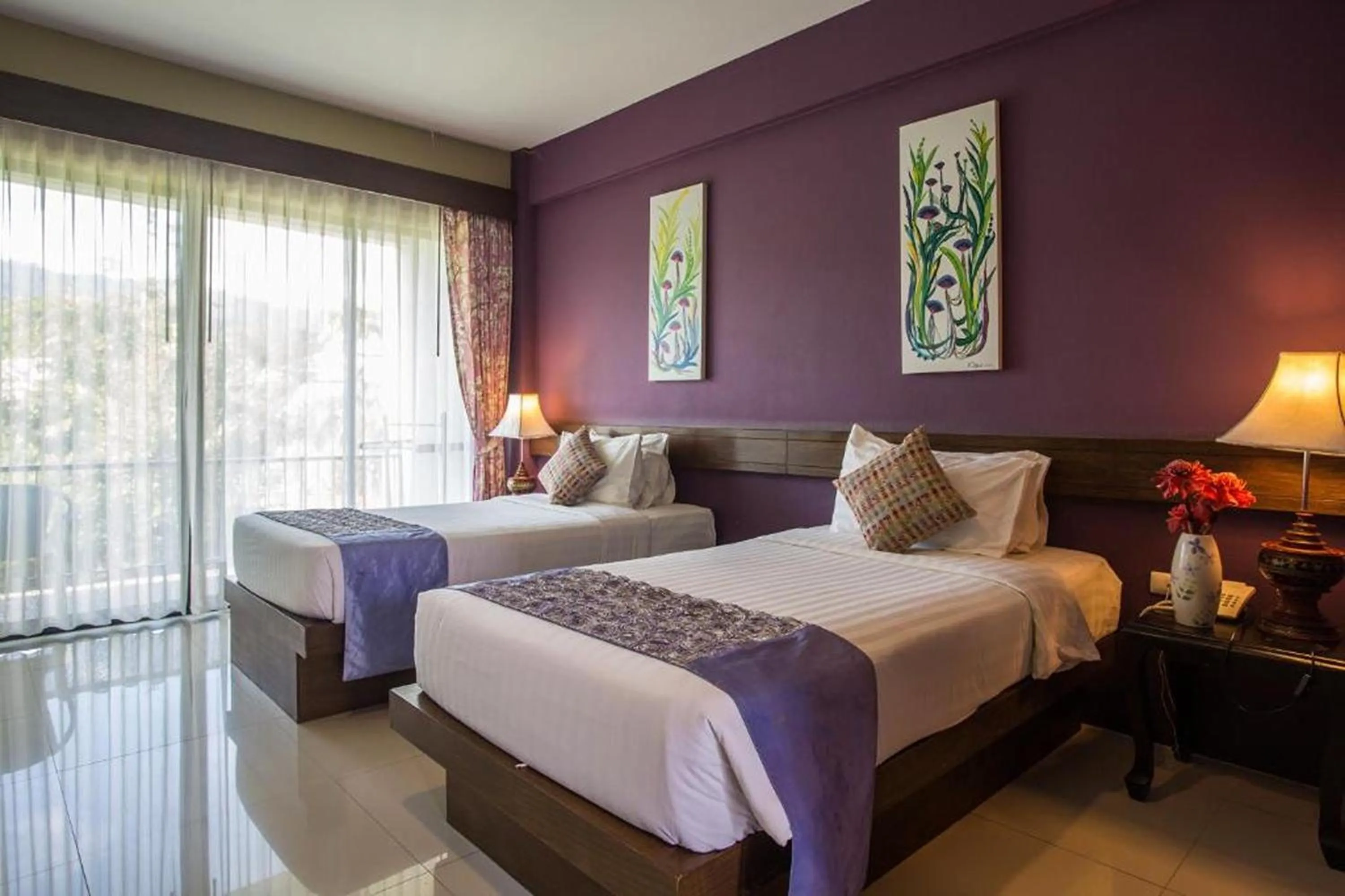 Bedroom, Bed in Poonyamantra Resort Chiang Rai