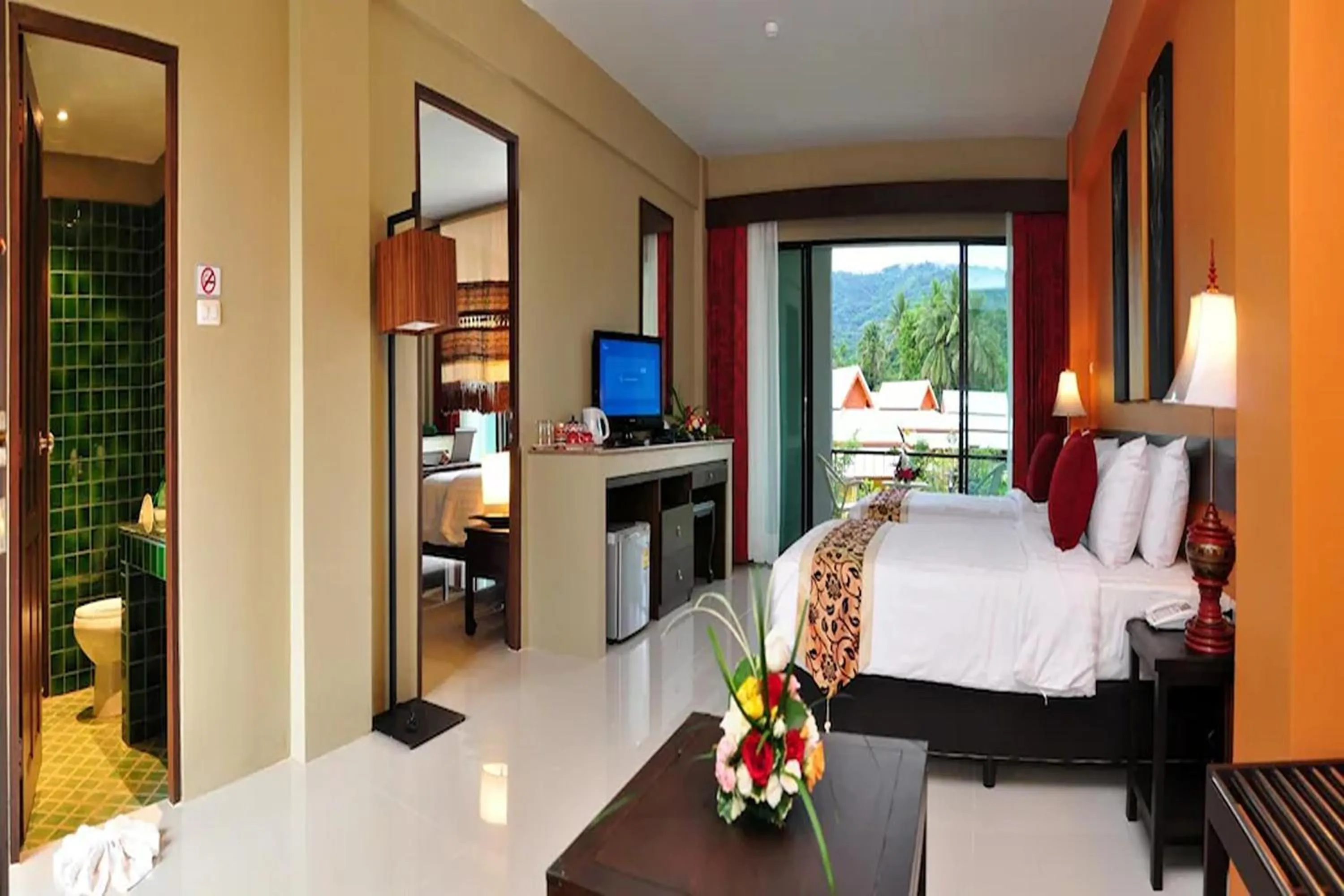 Bedroom, Bed in Poonyamantra Resort Chiang Rai