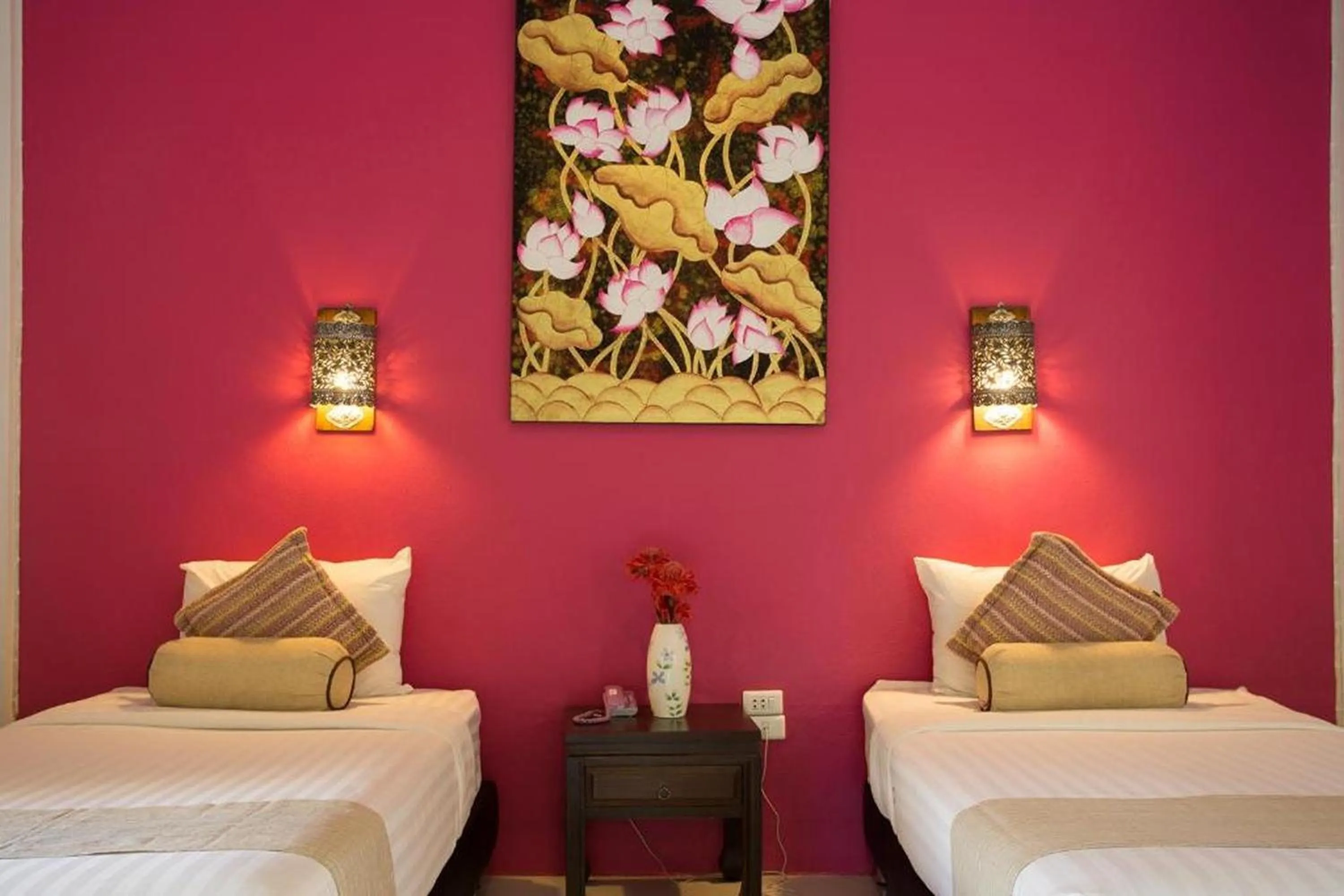 Photo of the whole room, Bed in Poonyamantra Resort Chiang Rai