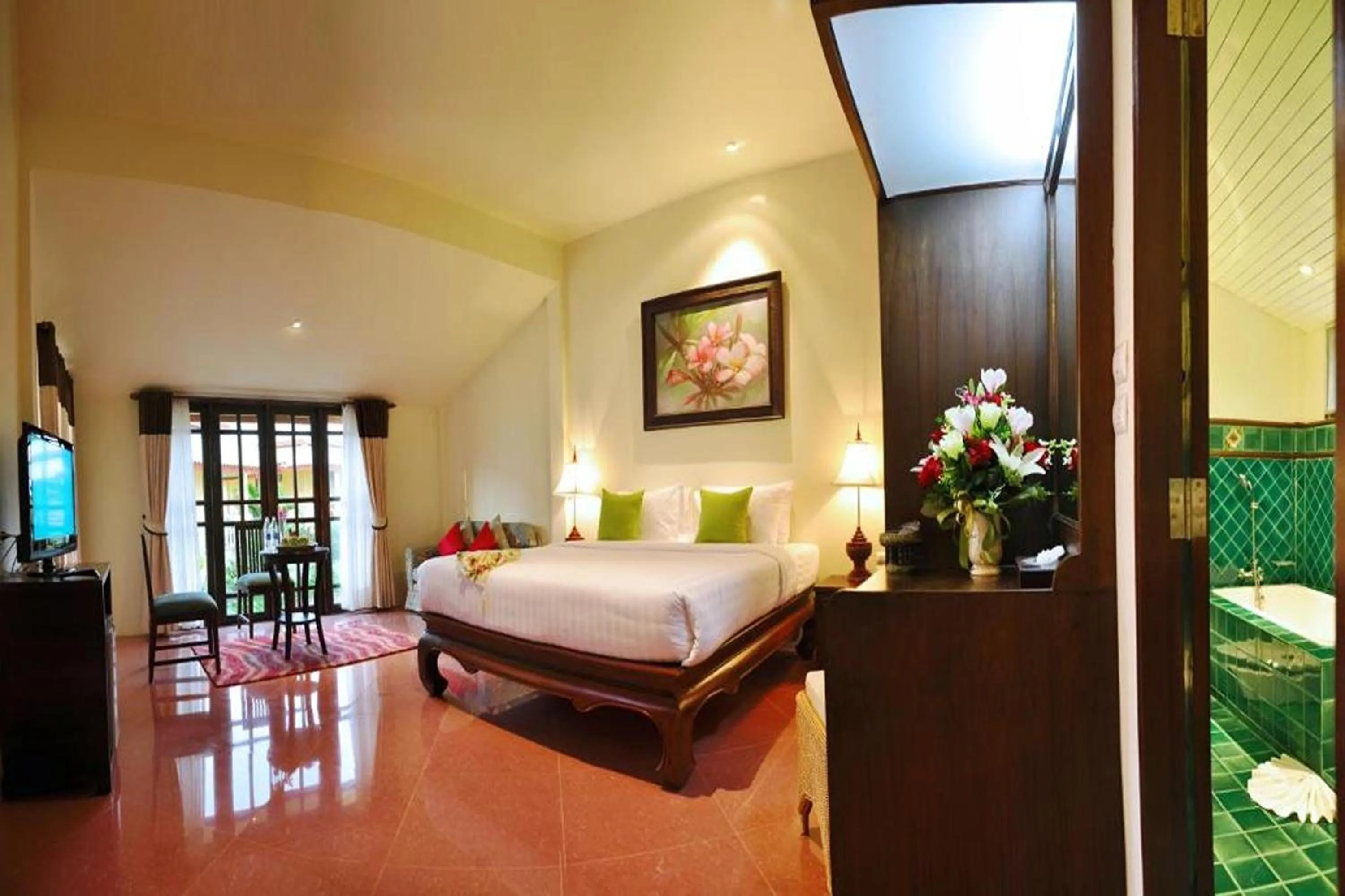 Bedroom, Bed in Poonyamantra Resort Chiang Rai