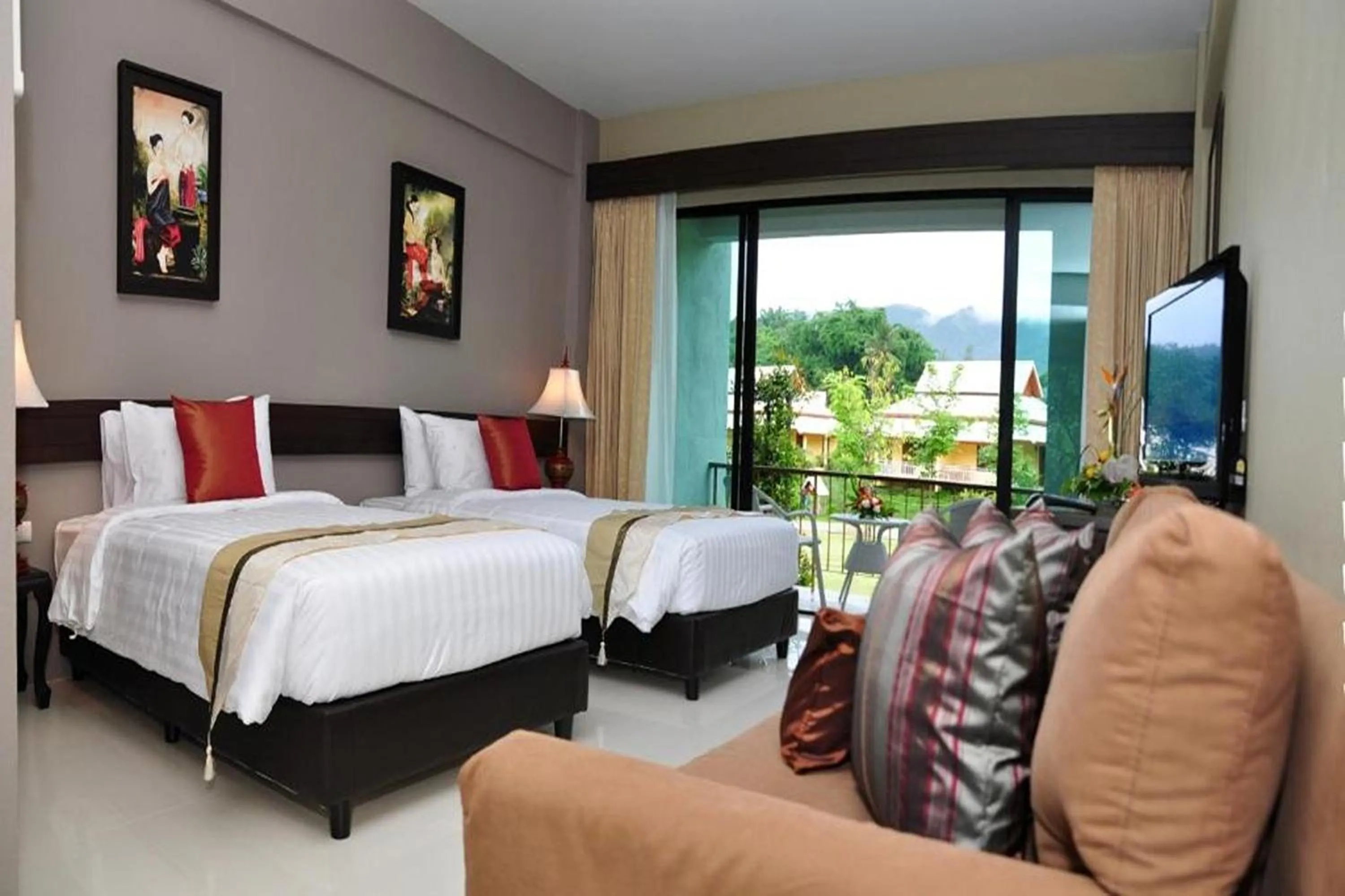 Bedroom, Bed in Poonyamantra Resort Chiang Rai