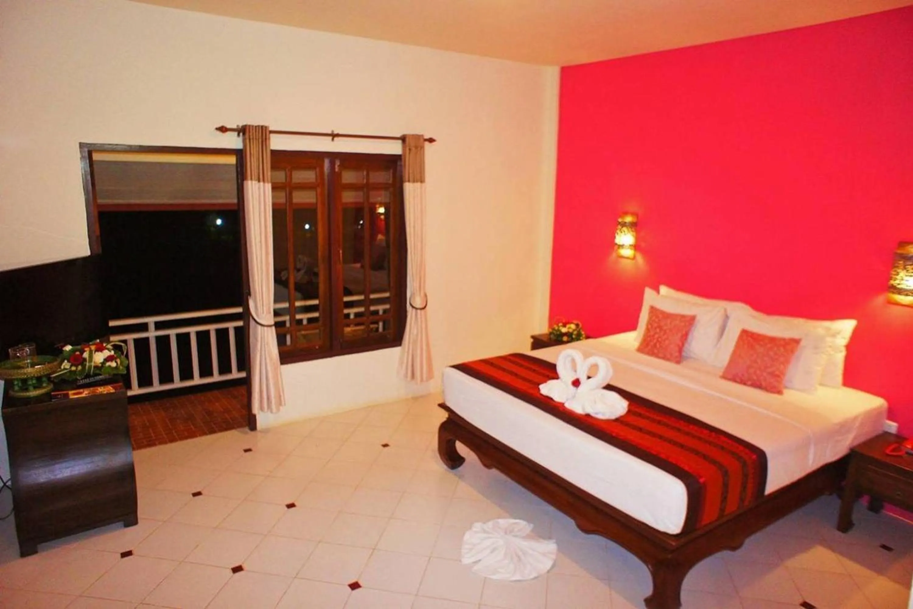 Bedroom, Bed in Poonyamantra Resort Chiang Rai