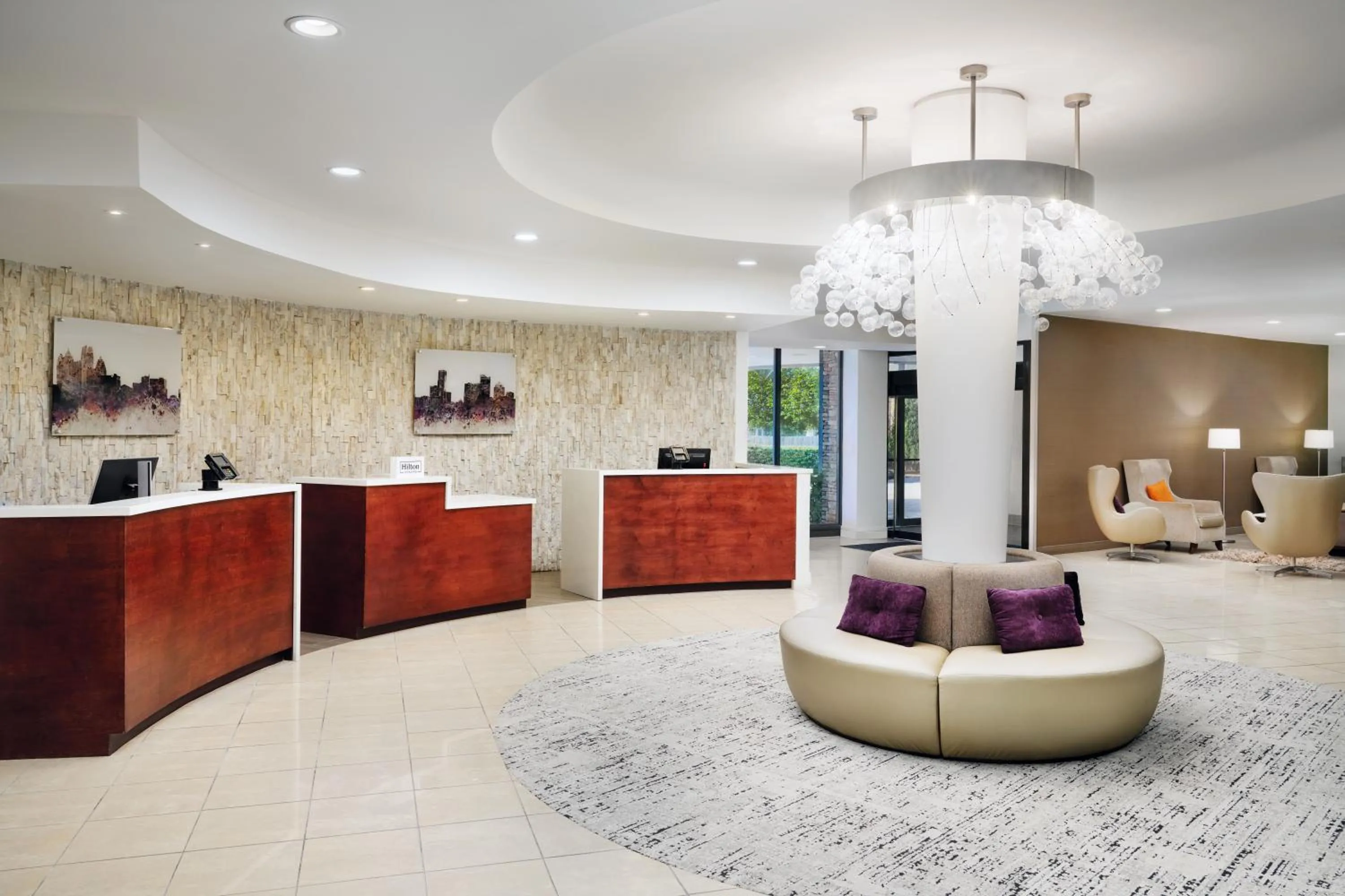 Lobby or reception in DoubleTree by Hilton Atlanta North Druid Hills/Emory Area