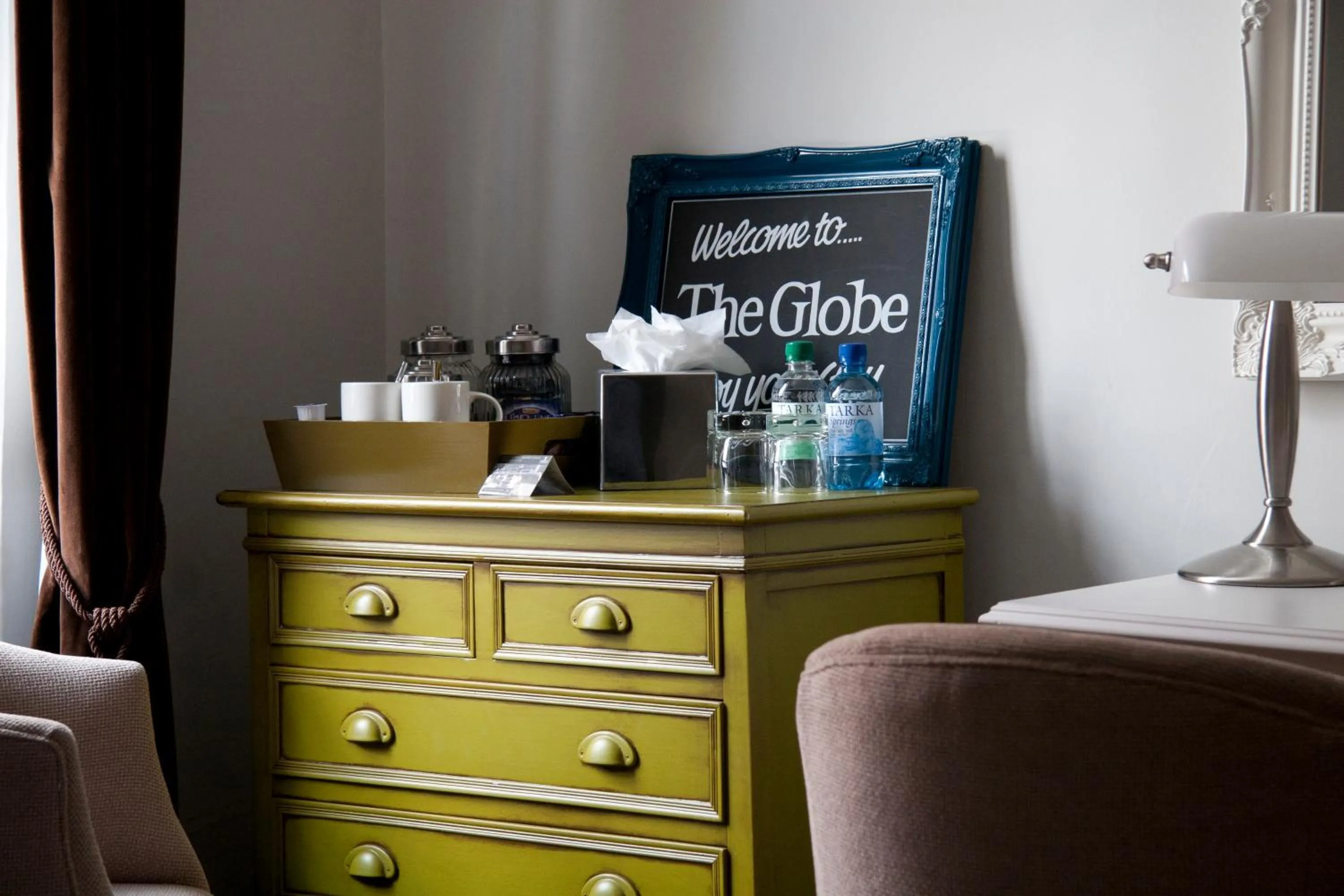 Decorative detail in The Globe