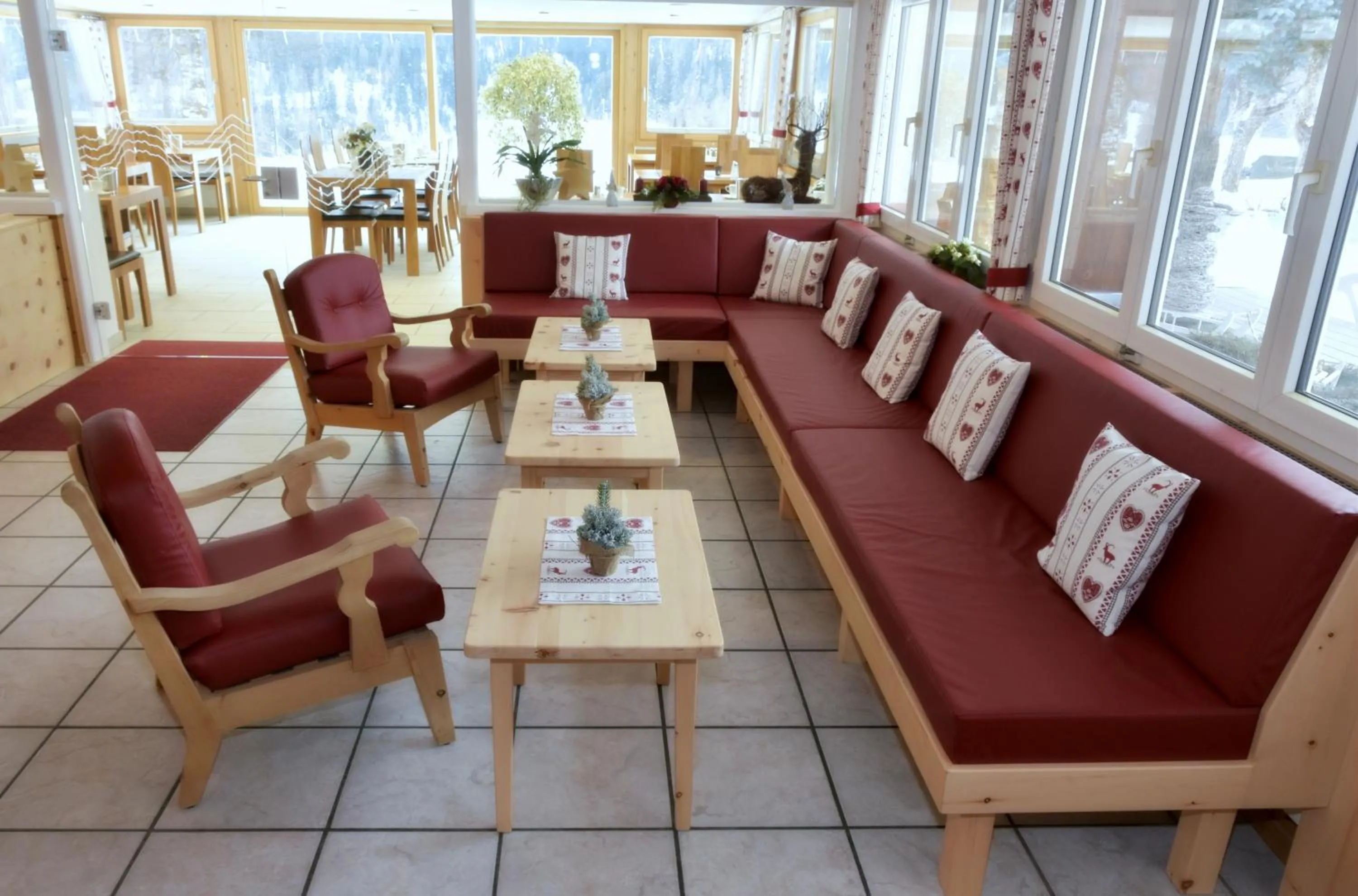 Lobby or reception in Hotel Garni Panorama