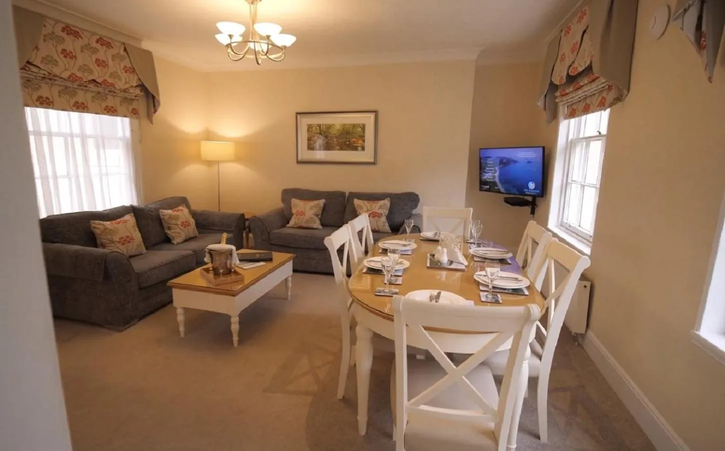 Living room in The Osborne Apartments