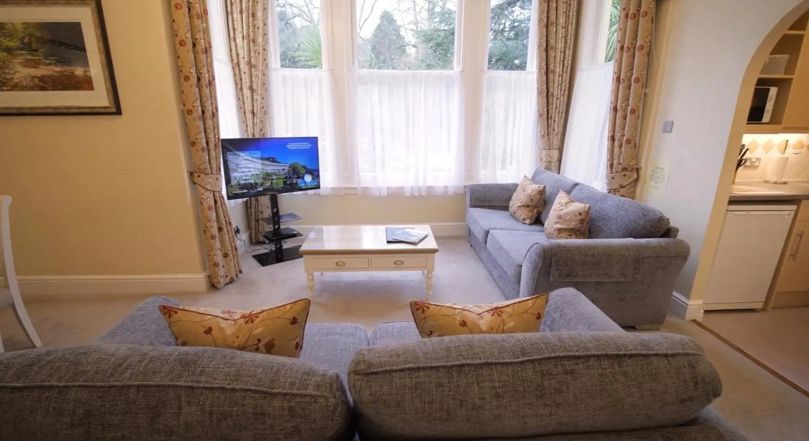 Living room in The Osborne Apartments