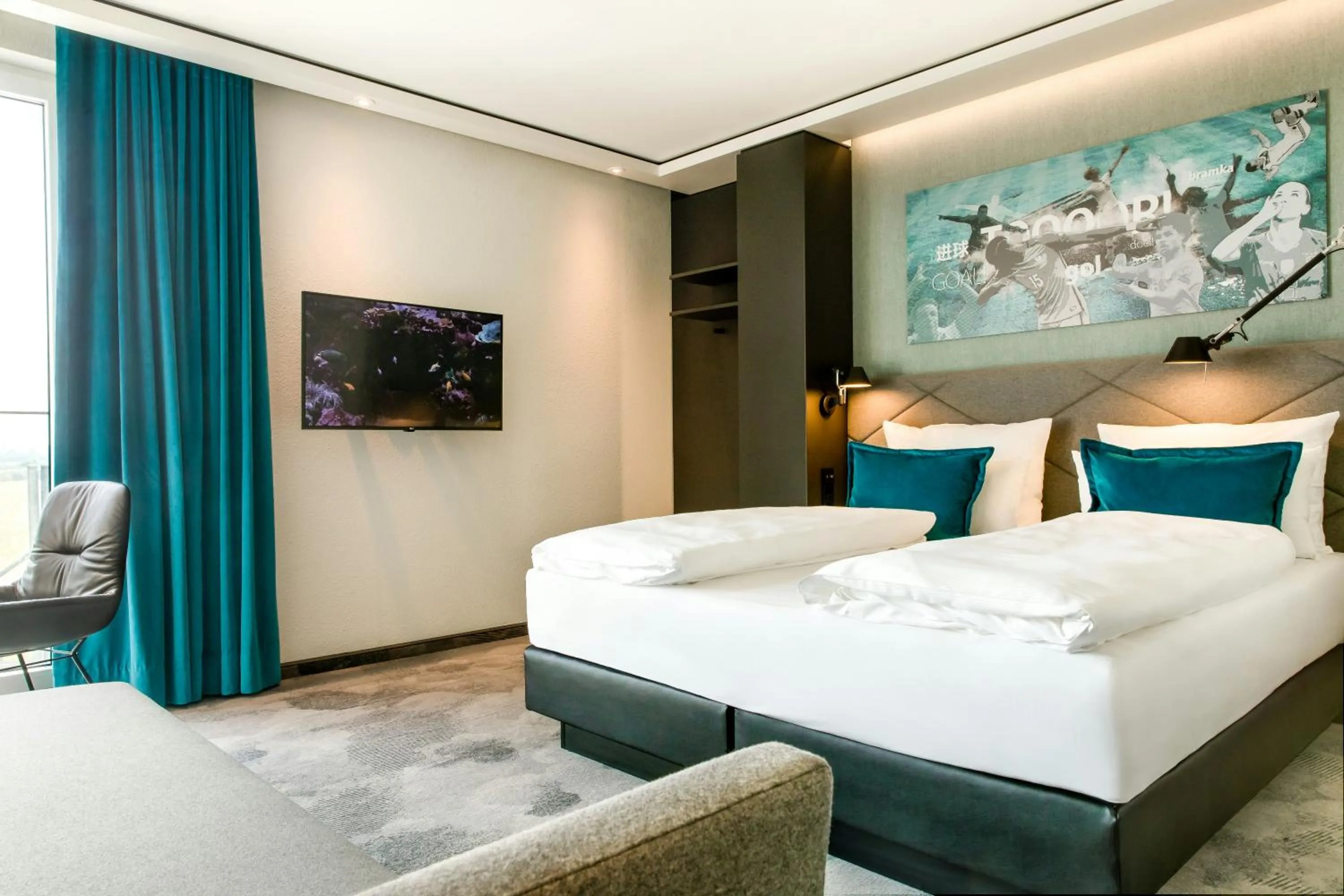 Photo of the whole room, Bed in Motel One München-Garching