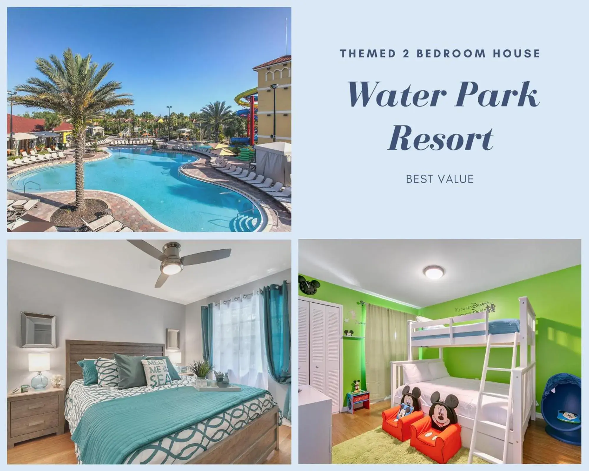 Family Vacation Villa, Water Park, Endless Amenities Family Vacation Villa, Water Park, Endless Amenities