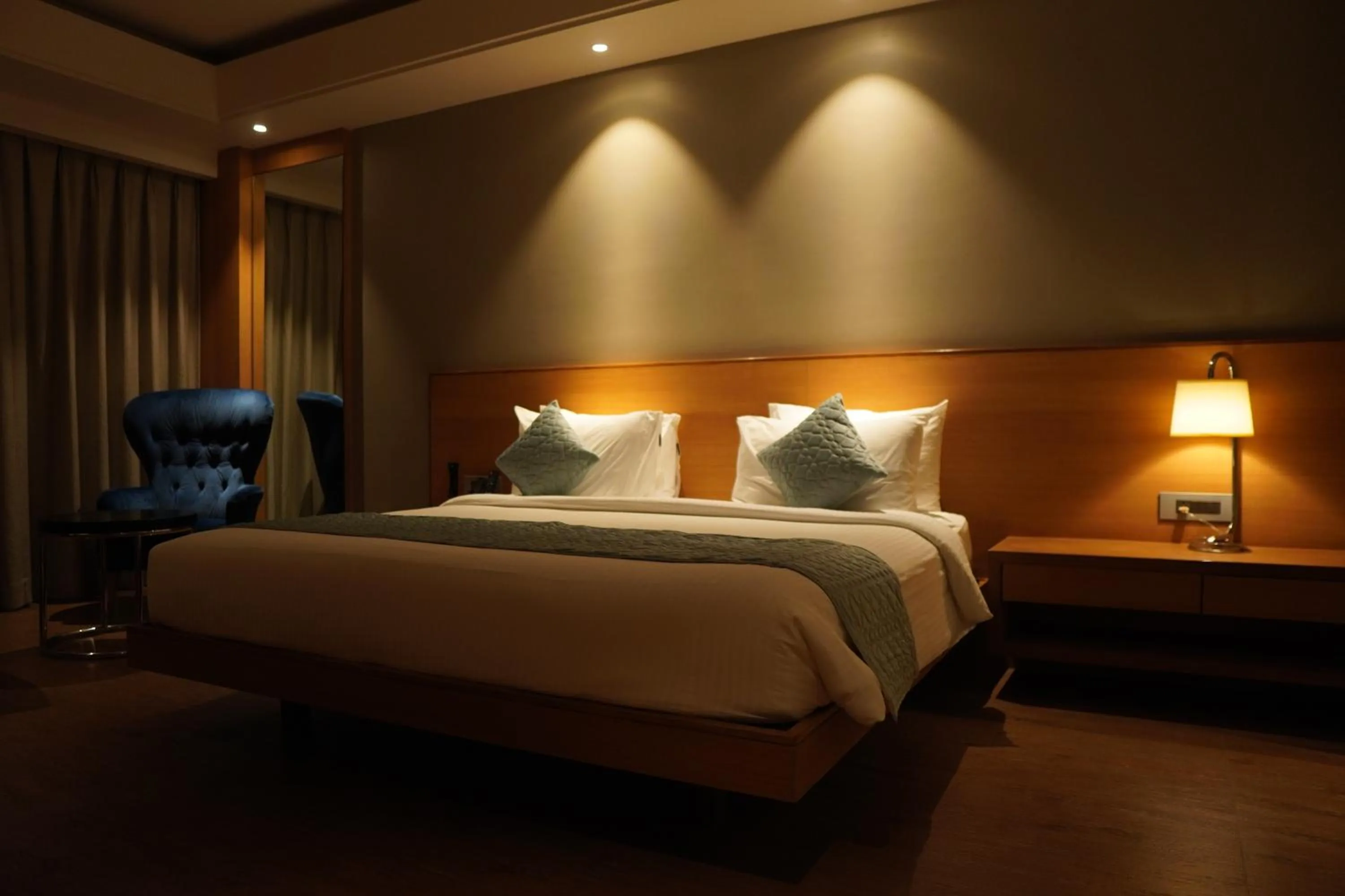 Bedroom, Bed in Kiranshree Grand