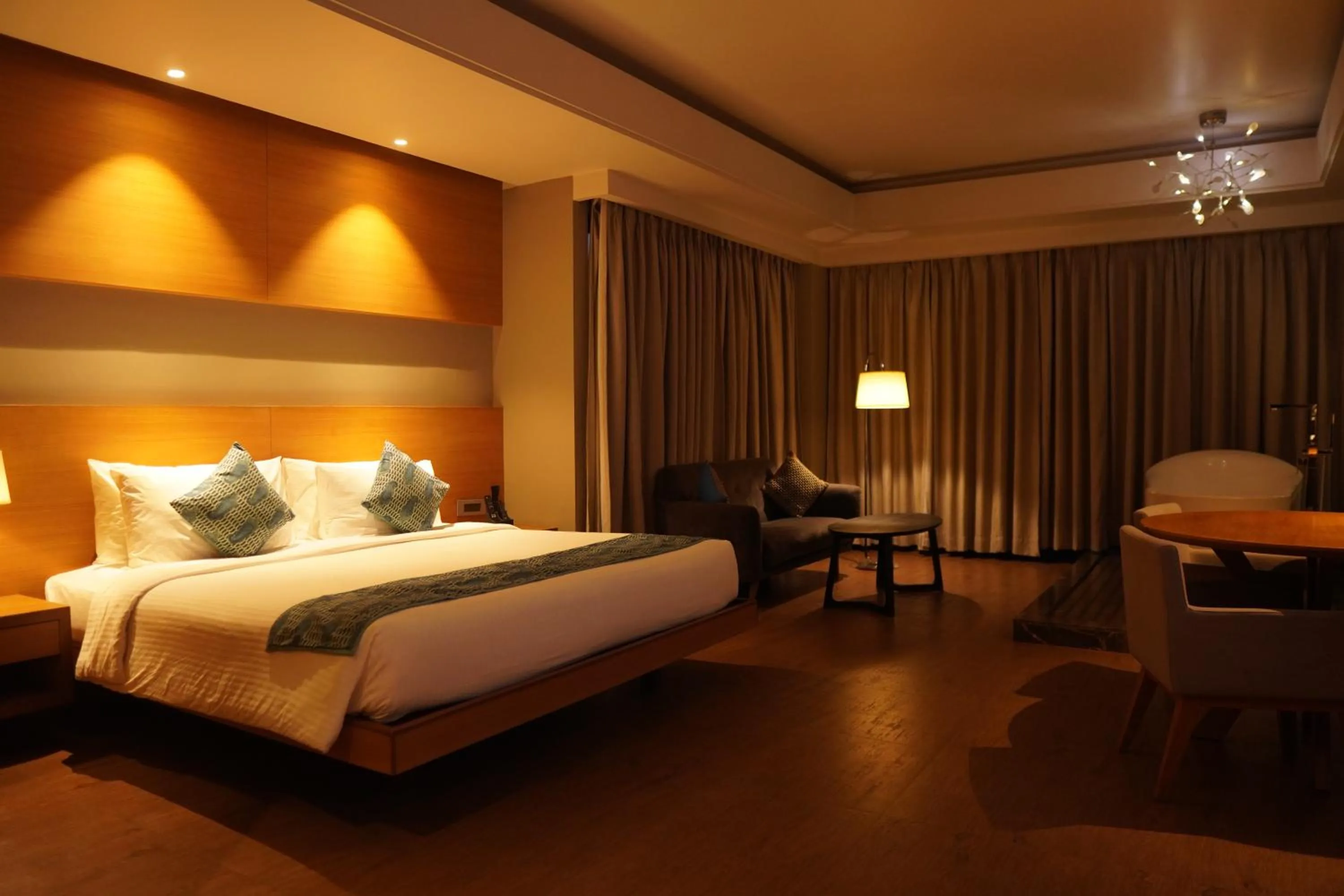 Bedroom, Bed in Kiranshree Grand