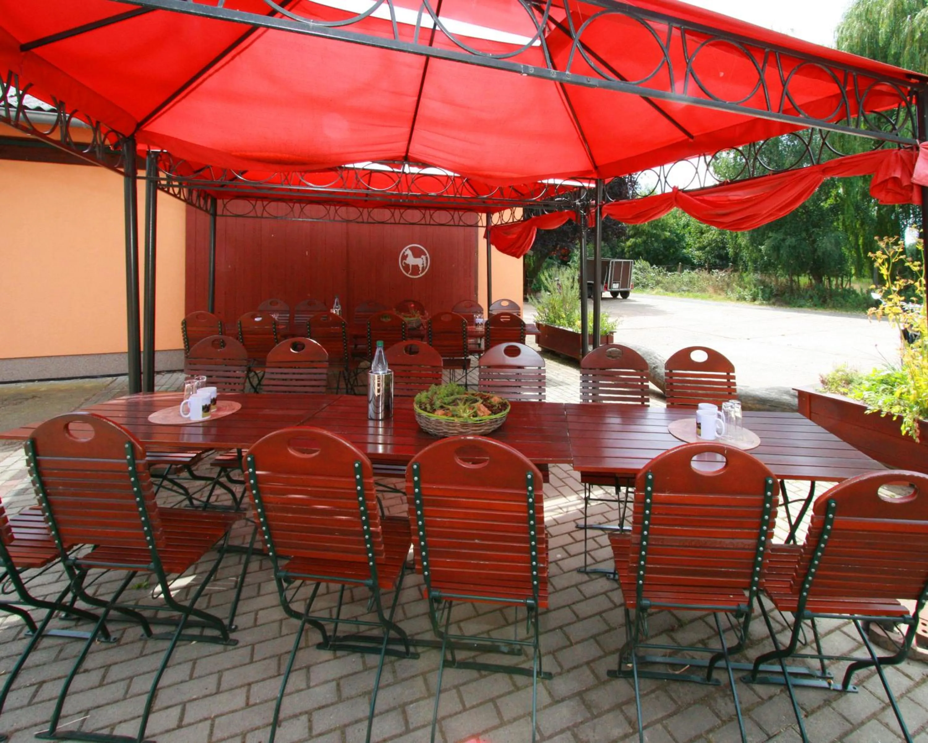 Balcony/Terrace in Landhaus Hof-Schlenstedt