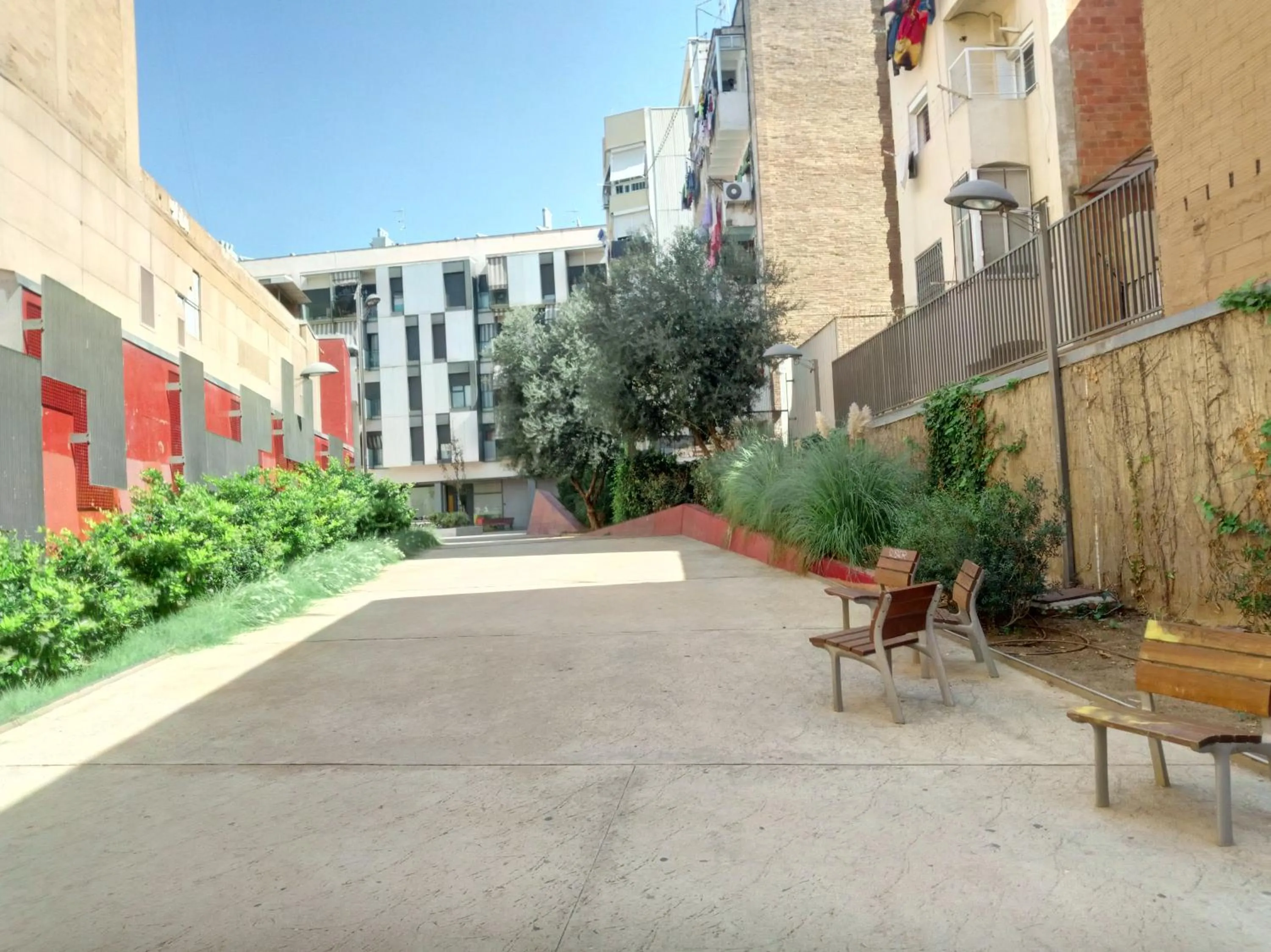 City view in Fira Basic