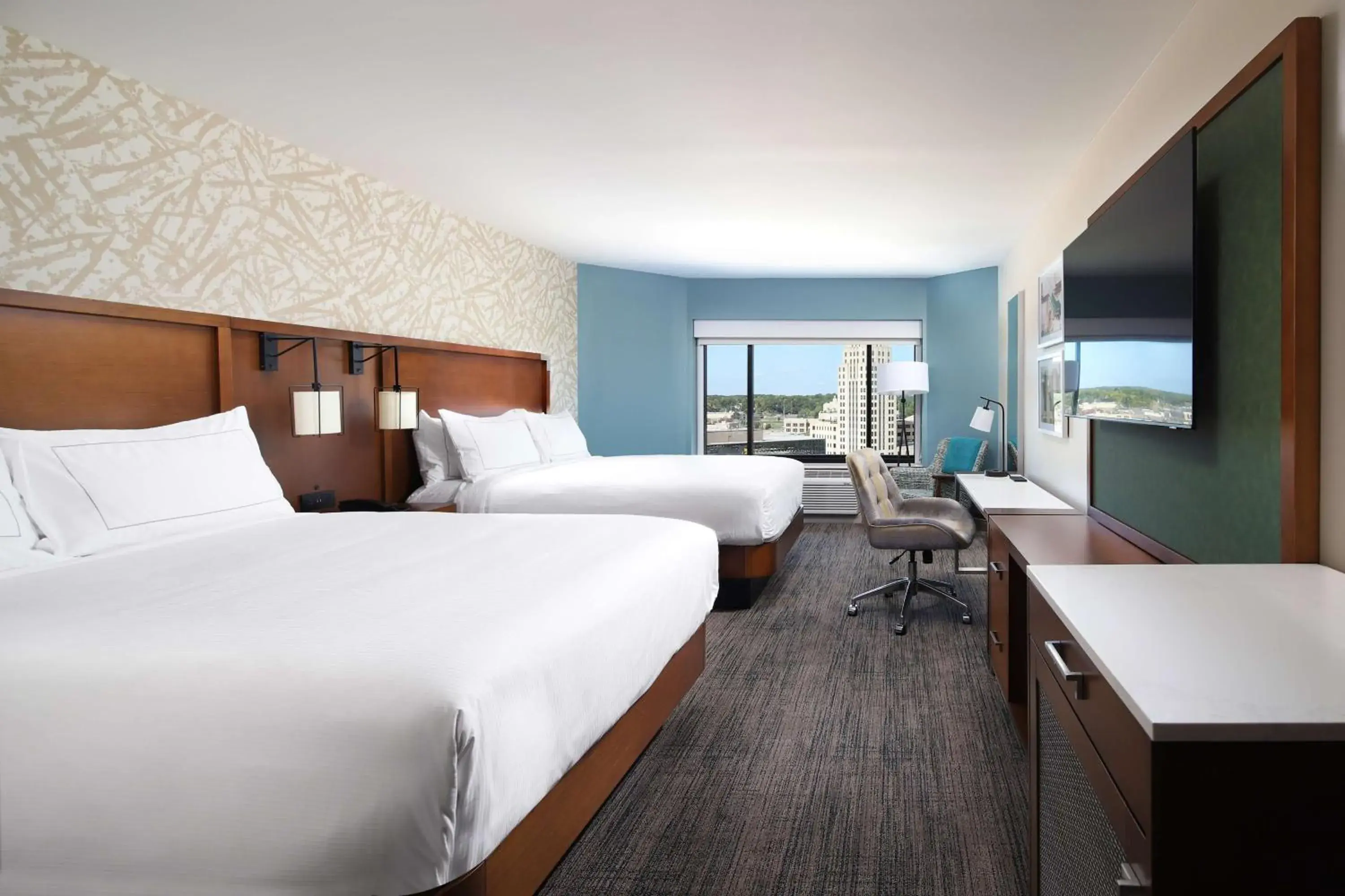 Queen Room with Two Queen Beds in Doubletree By Hilton Battle Creek Queen Room with Two Queen Beds in Doubletree By Hilton Battle Creek