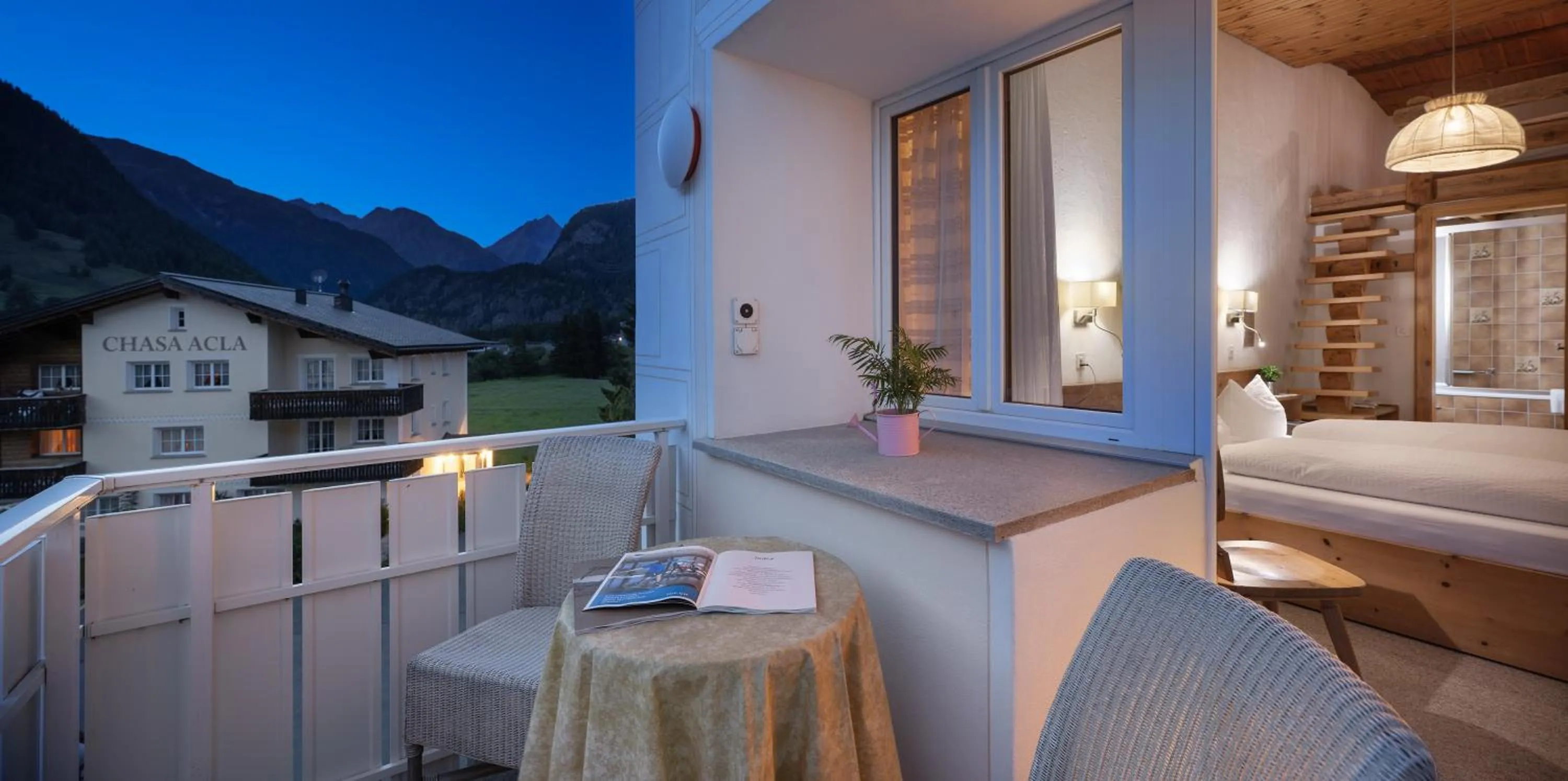 View (from property/room), Bed in Hotel Acla Filli