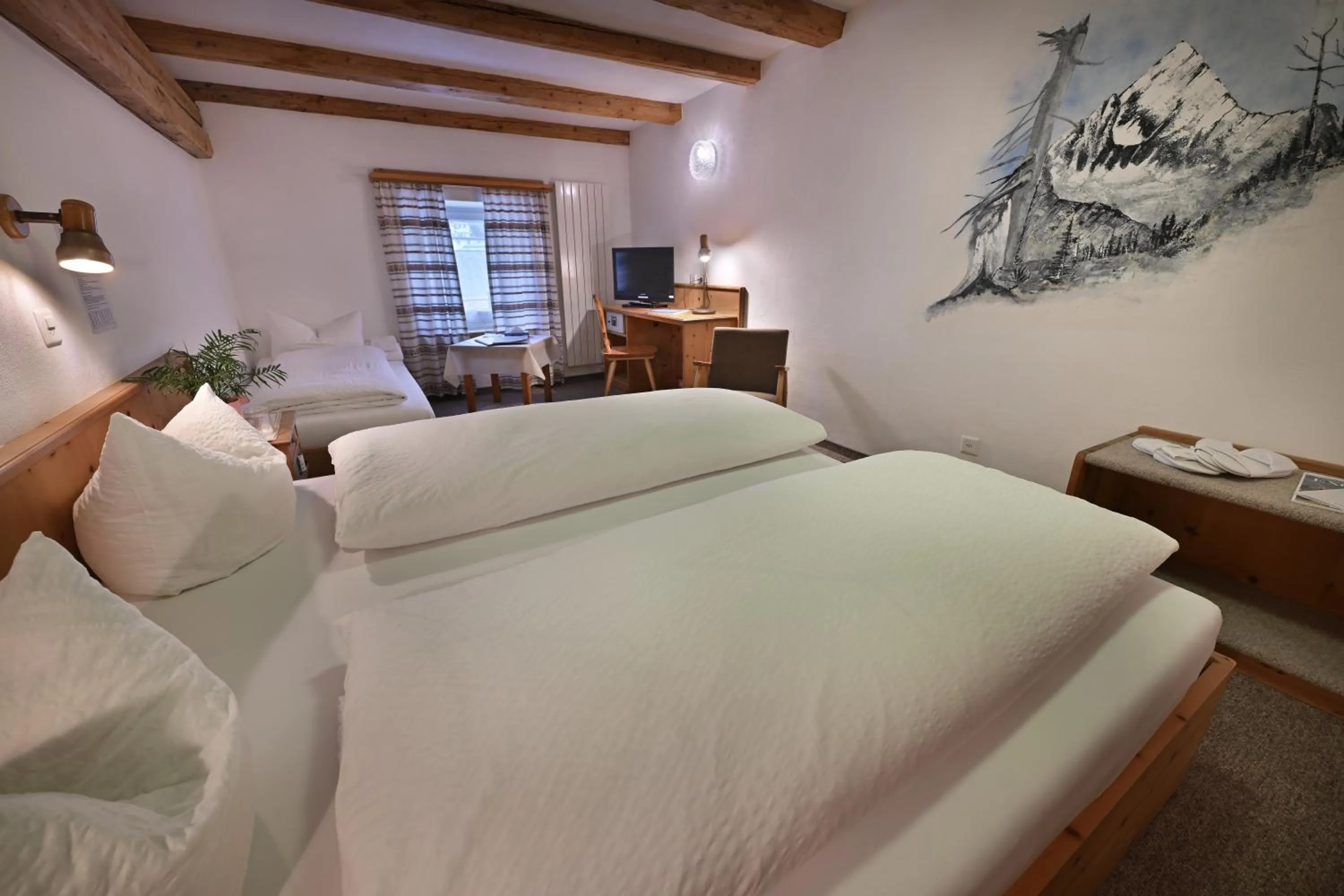 Bedroom, Bed in Hotel Acla Filli