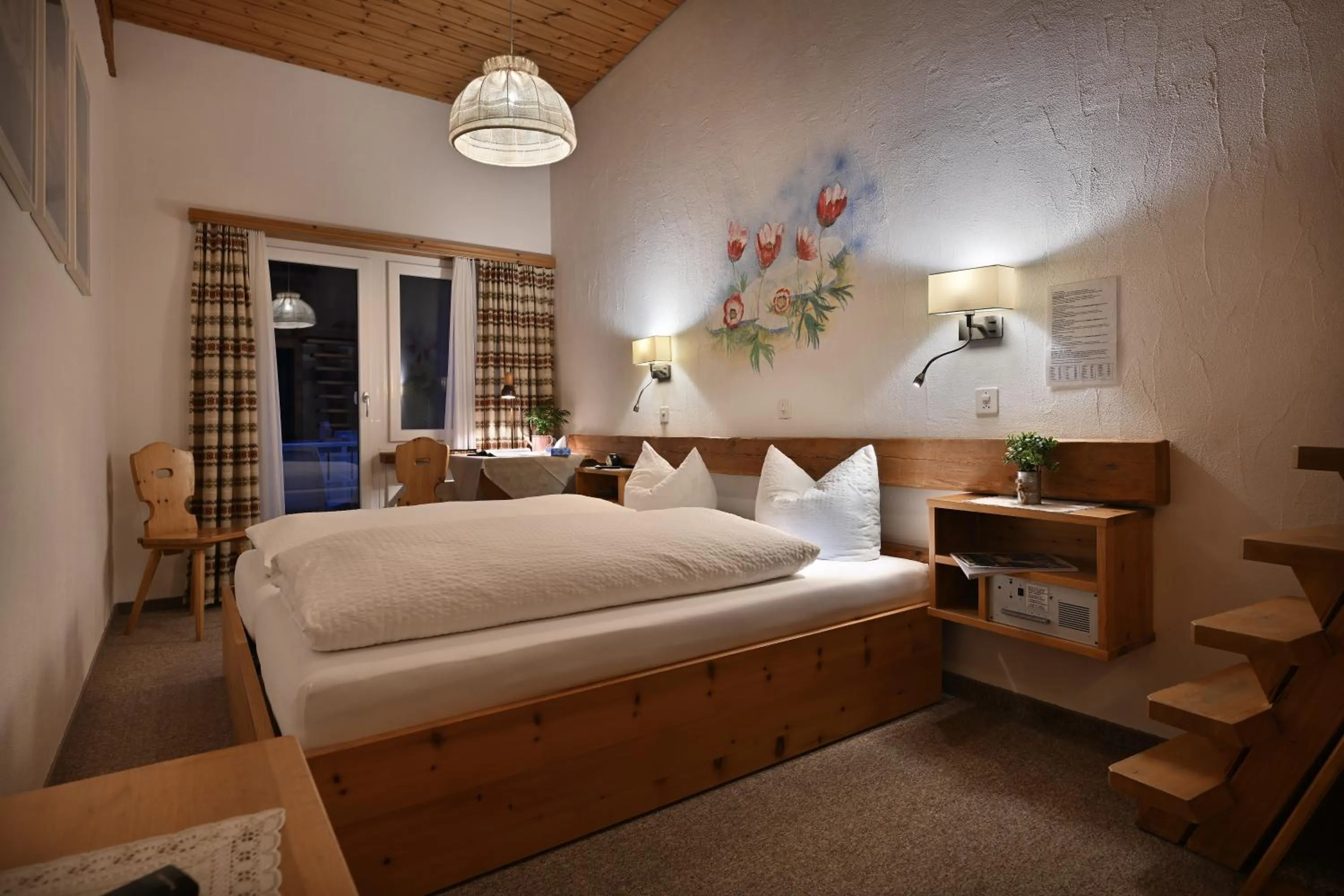 Bedroom, Bed in Hotel Acla Filli