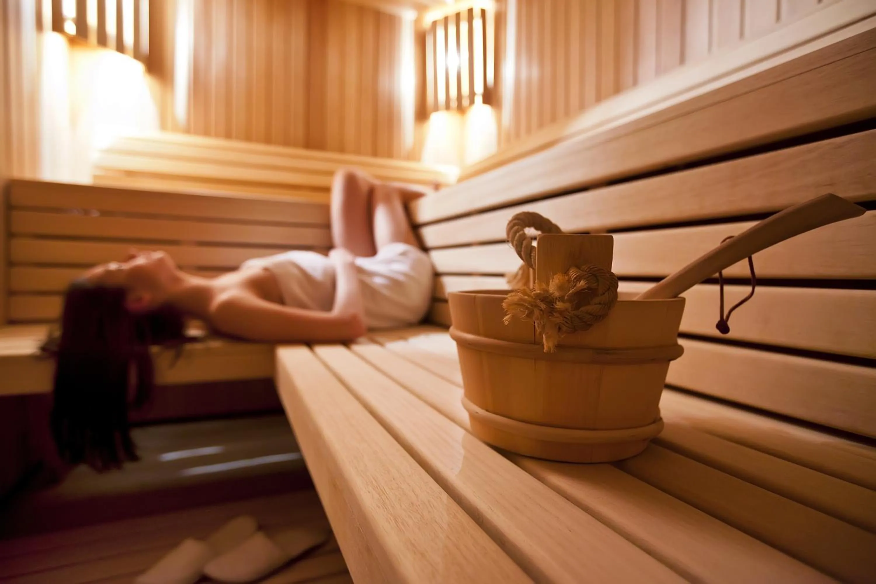 Sauna in Hotel Appartement Haus Gitschberg