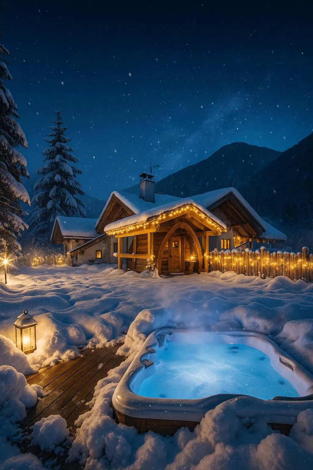 Swimming pool in Hotel Appartement Haus Gitschberg