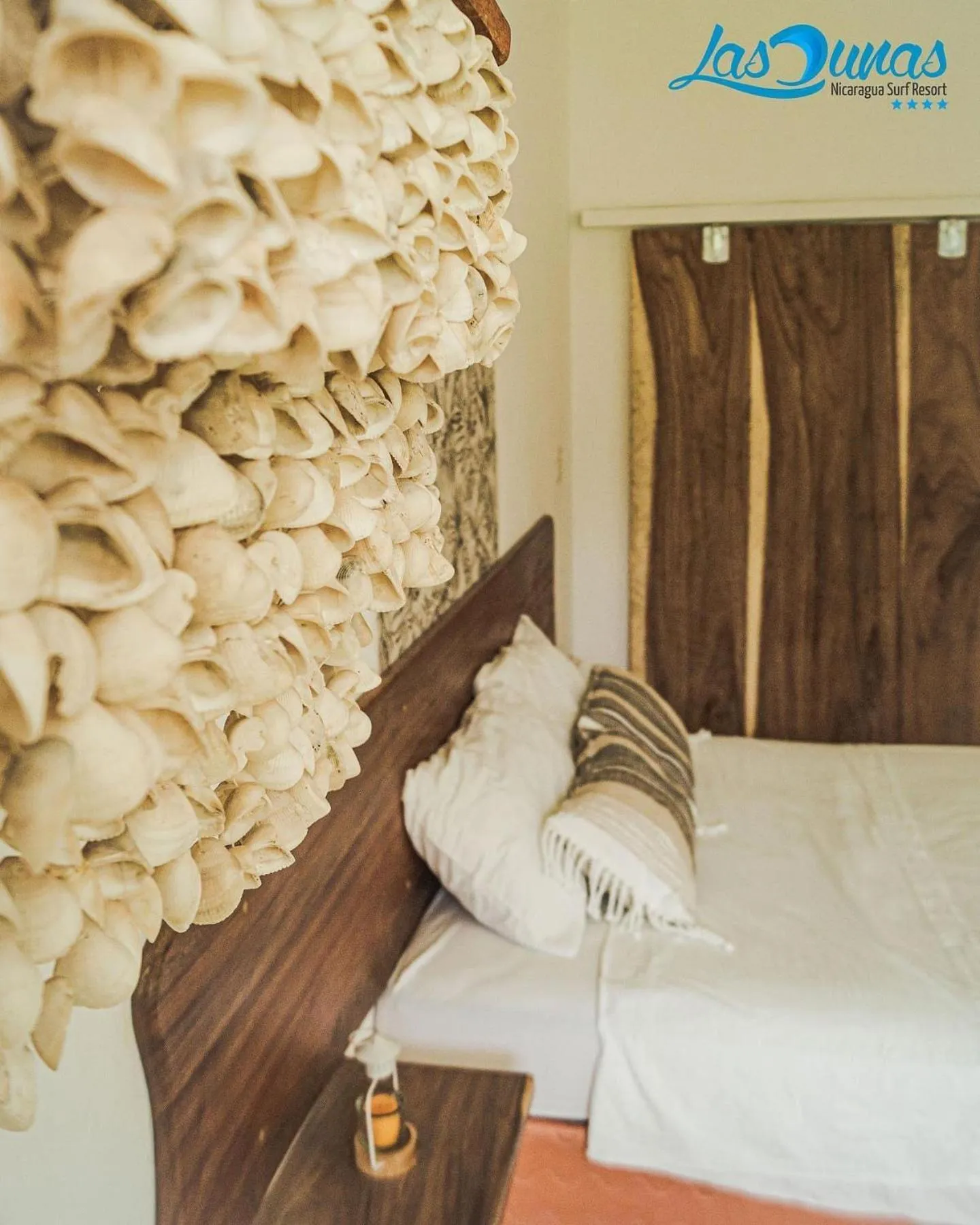Bed in Las Dunas Surf Resort