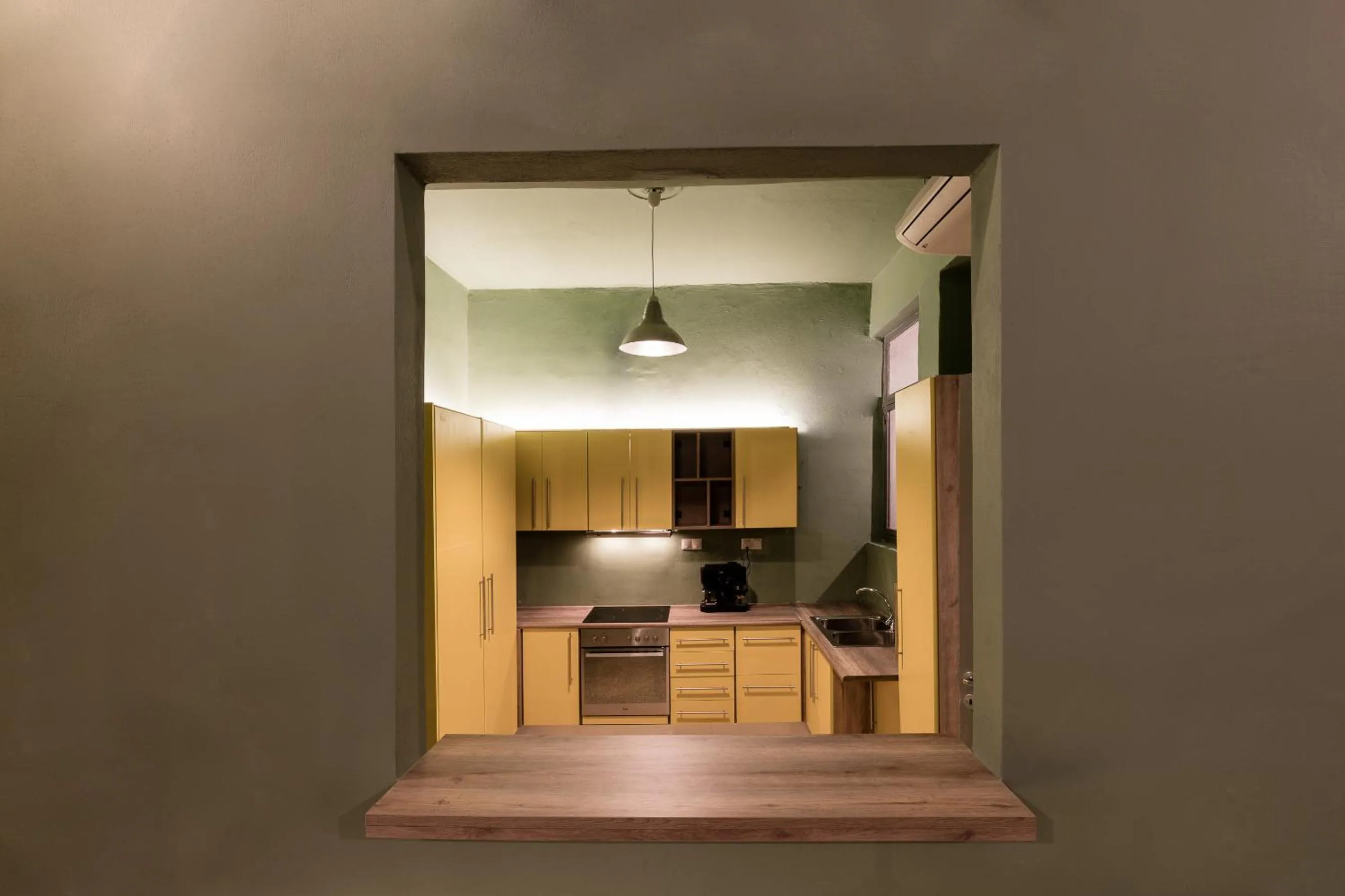 Communal kitchen in Nubian Hostel